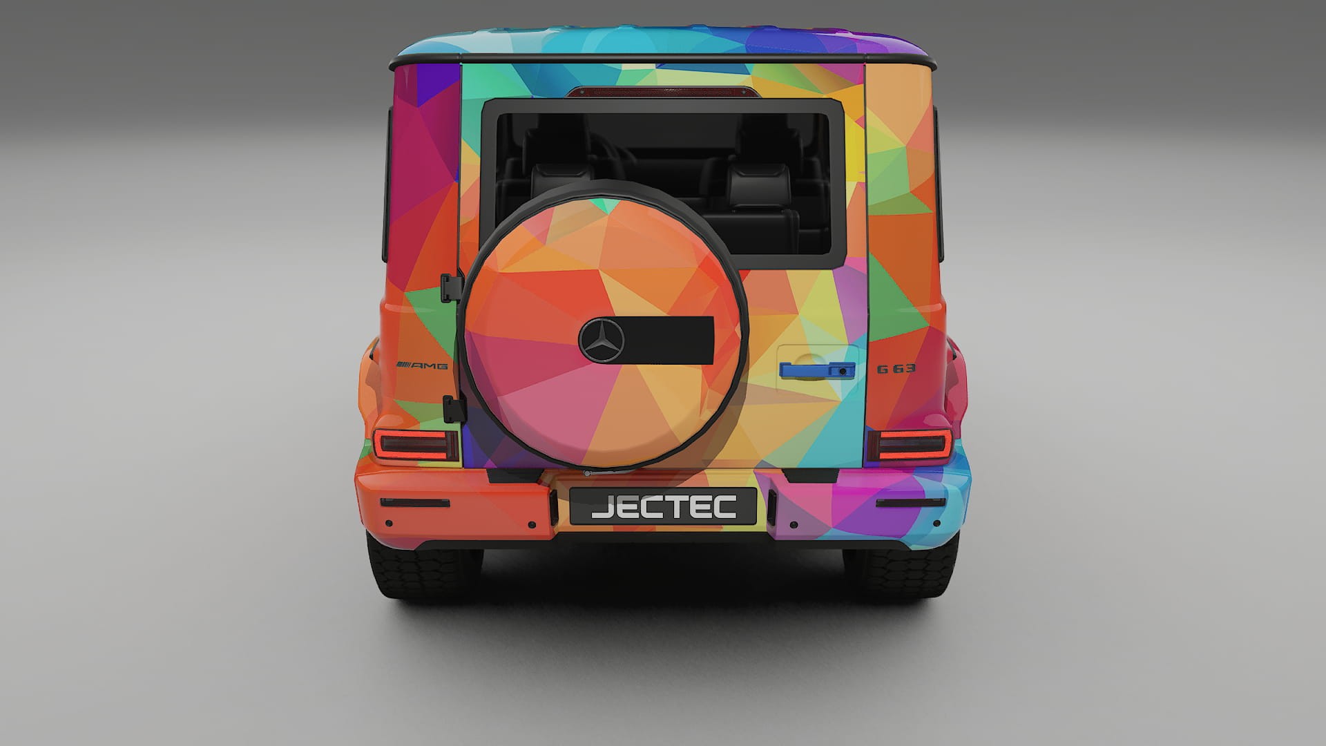 Mercedes G63 AMG W463A VECTOR VIBE – Ontworpen Wrap PPF Kit van Printbaar Polyurethaanfolie