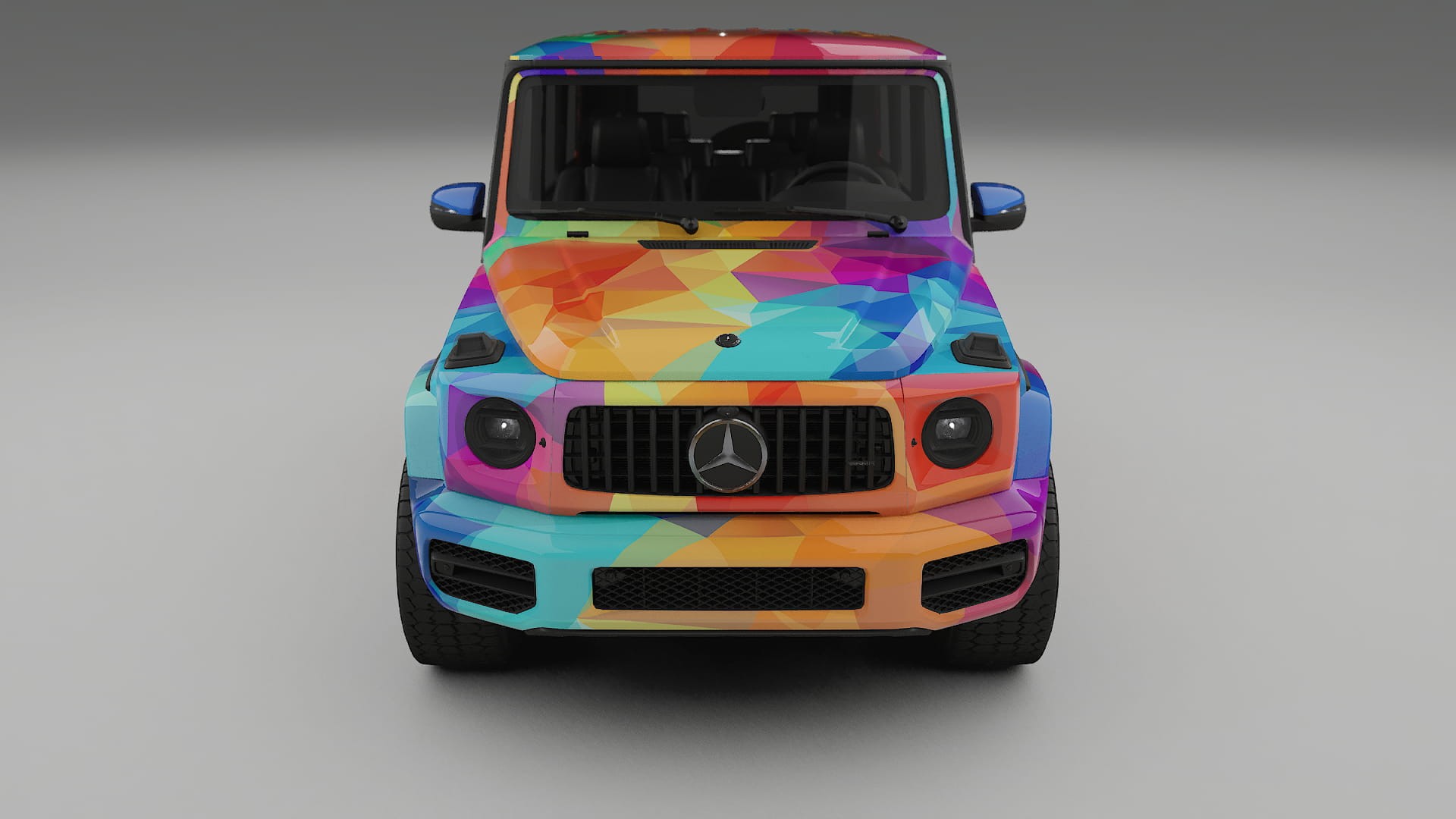Mercedes G63 AMG W463A VECTOR VIBE – Ontworpen Wrap PPF Kit van Printbaar Polyurethaanfolie