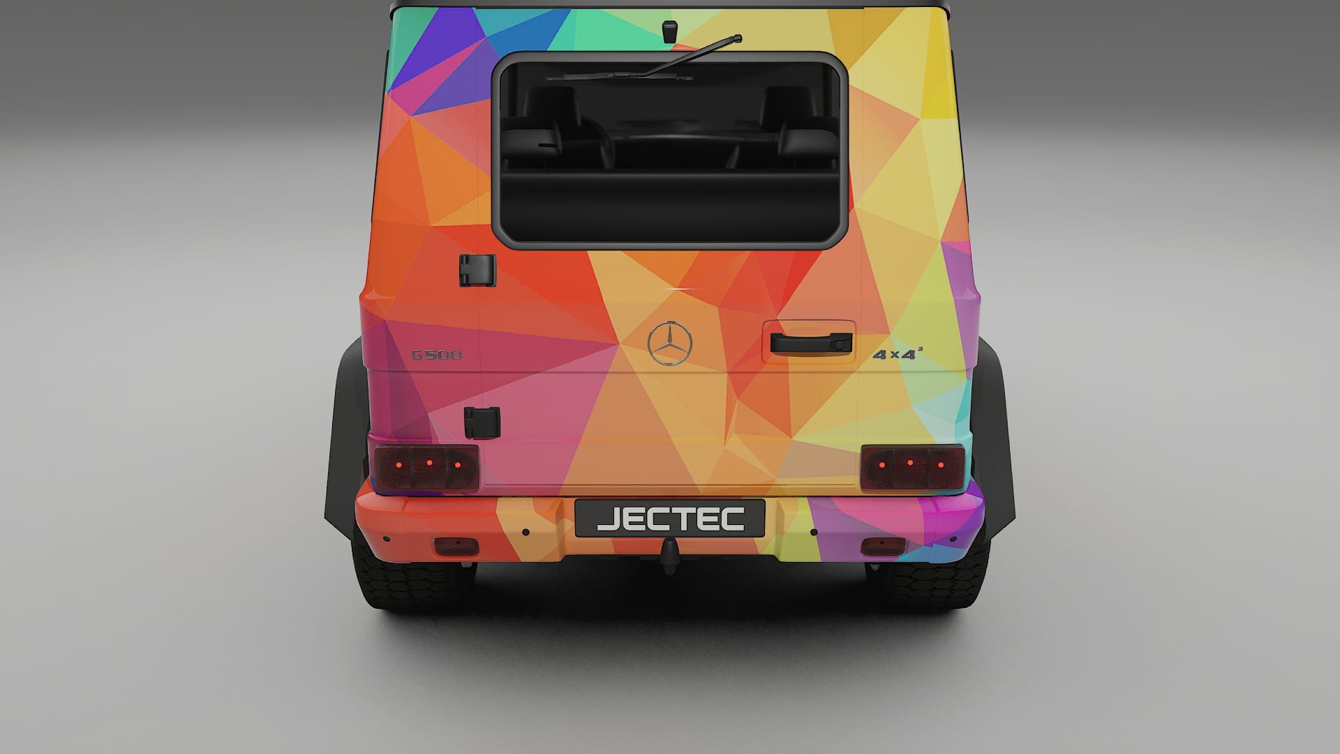 Mercedes G-class 4x4 W463 VECTOR VIBE – Ontworpen Wrap PPF Kit van Printbaar Polyurethaanfolie