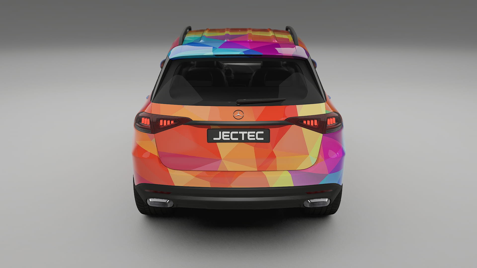 Mercedes GLE W167 VECTOR VIBE – Ontworpen Wrap PPF Kit van Printbaar Polyurethaanfolie