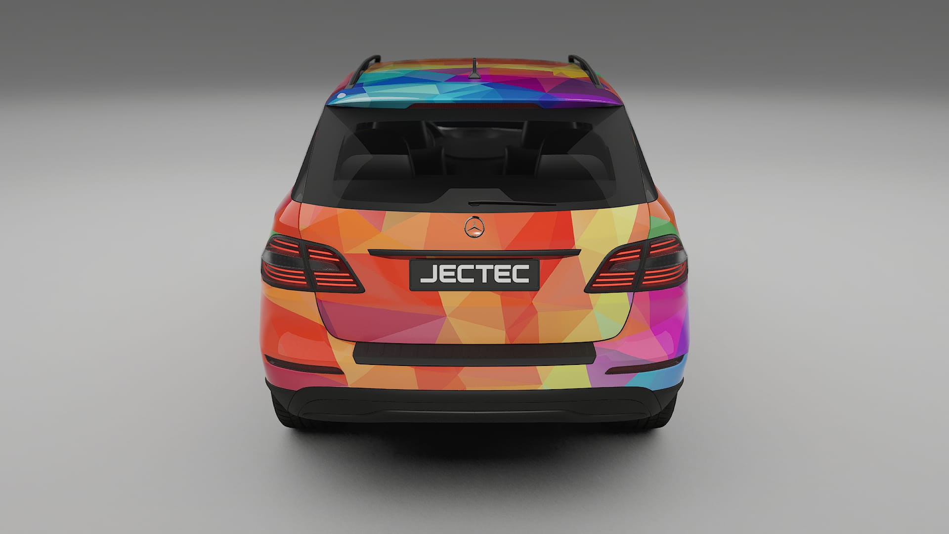 Mercedes M-class W166 VECTOR VIBE – Ontworpen Wrap PPF Kit van Printbaar Polyurethaanfolie