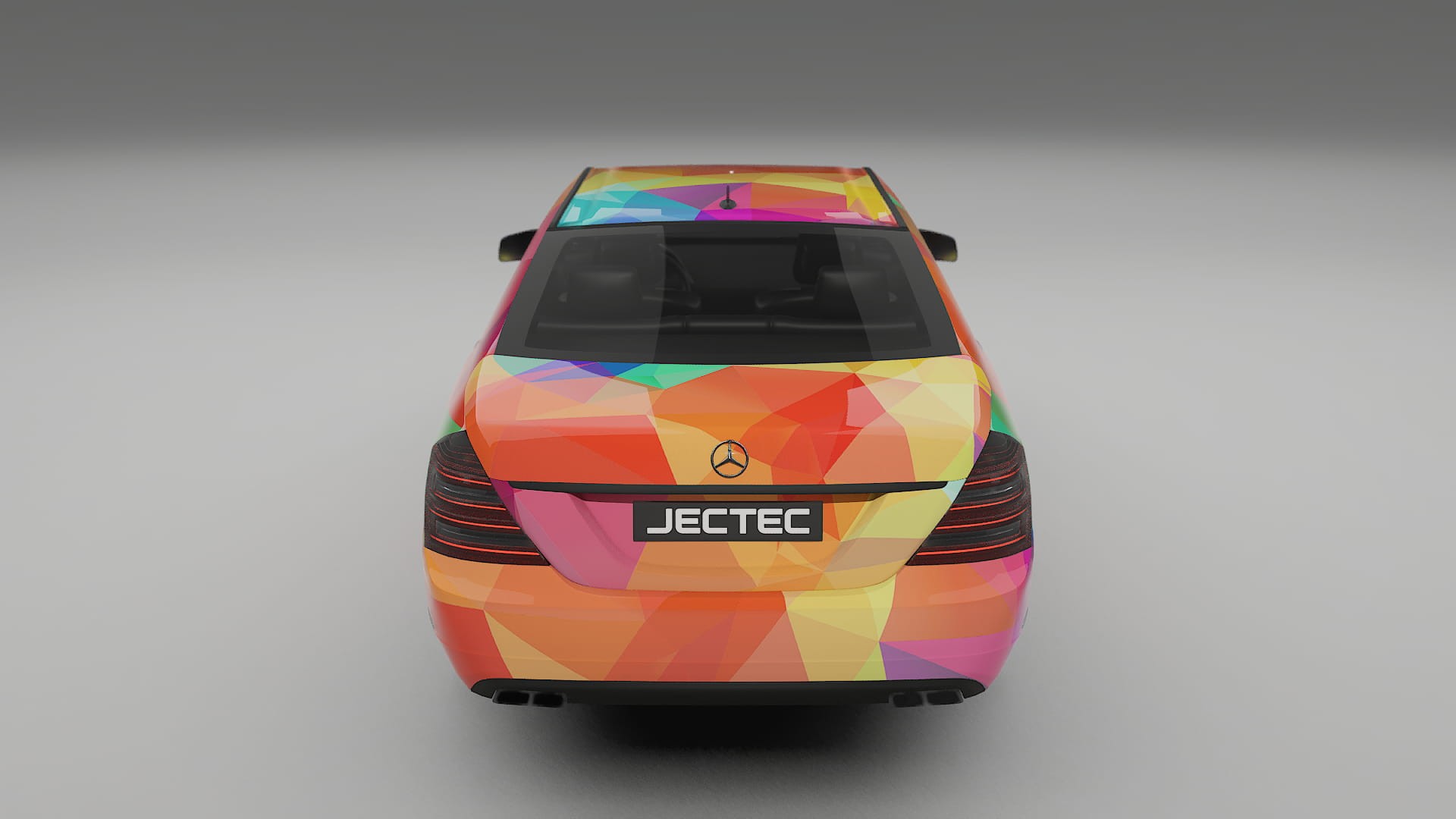 Mercedes S-class W221 facelift LCI VECTOR VIBE – Ontworpen Wrap PPF Kit van Printbaar Polyurethaanfolie