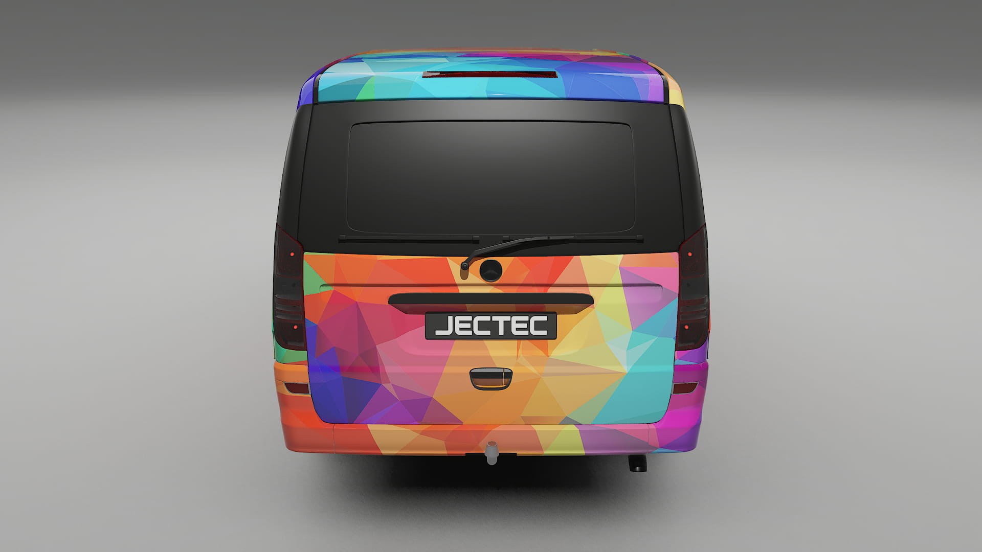 Mercedes Viano Extralong W439 Facelift LCI VECTOR VIBE – Ontworpen Wrap PPF Kit van Printbaar Polyurethaanfolie