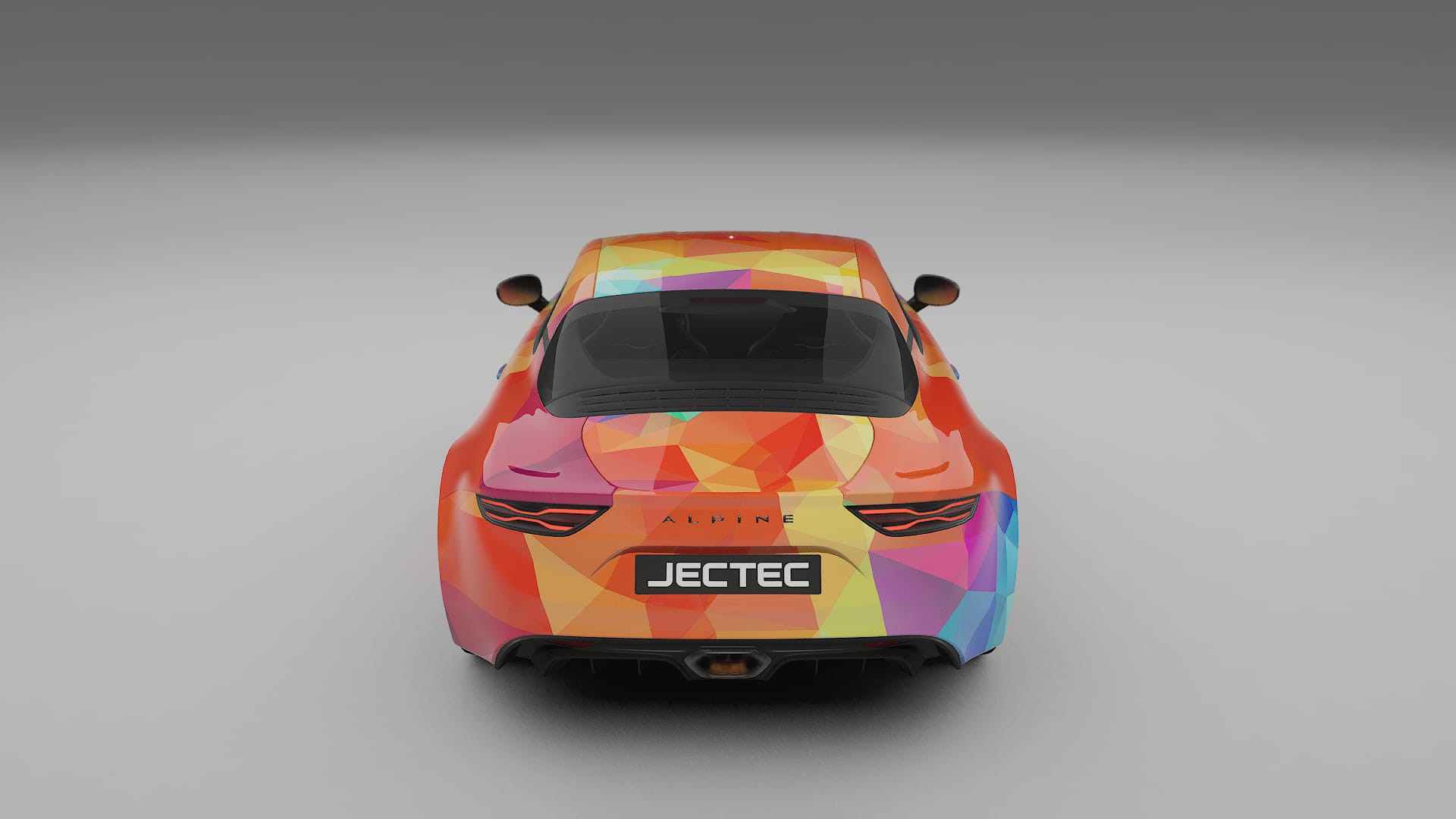 Renault Alpine A110 VECTOR VIBE – Ontworpen Wrap PPF Kit van Printbaar Polyurethaanfolie