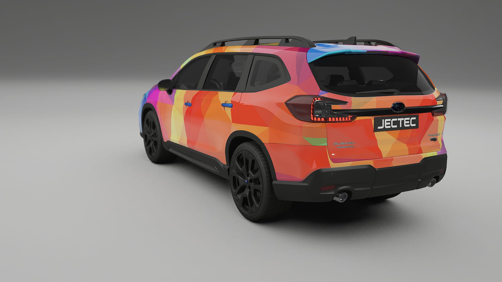 Subaru Ascent BT facelift LCI VECTOR VIBE – Ontworpen Wrap PPF Kit van Printbaar Polyurethaanfolie