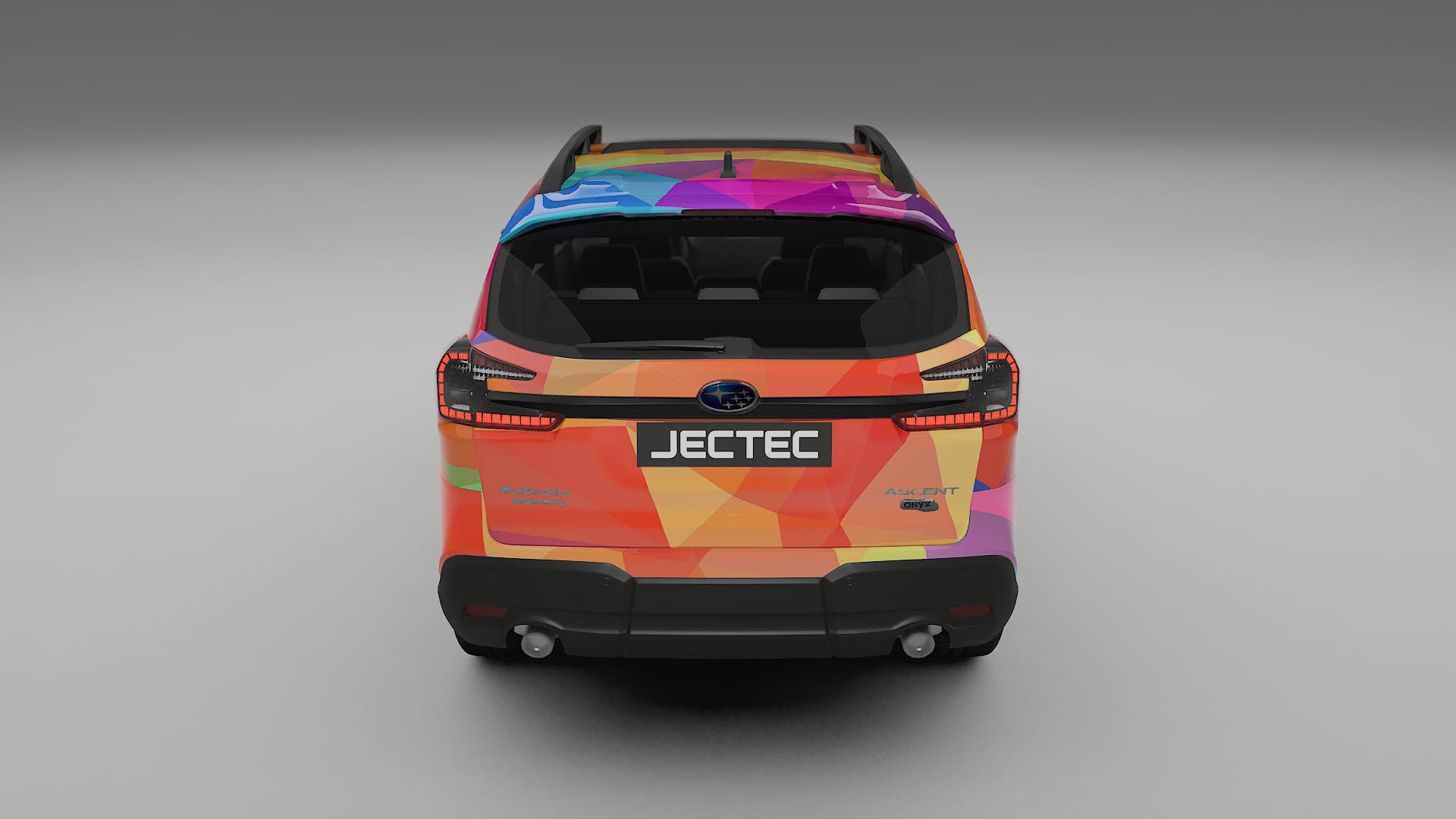 Subaru Ascent BT facelift LCI VECTOR VIBE – Ontworpen Wrap PPF Kit van Printbaar Polyurethaanfolie