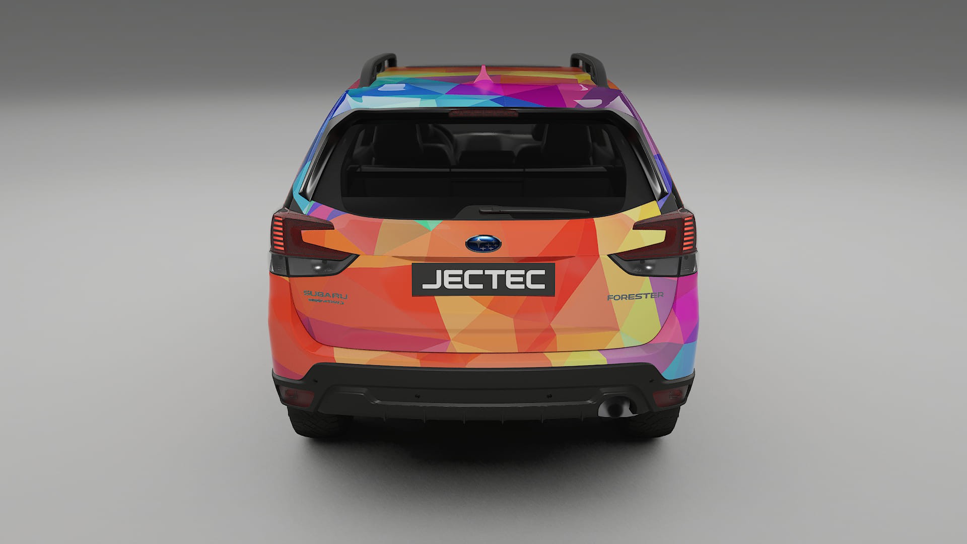 Subaru Forester V SK facelift LCI VECTOR VIBE – Ontworpen Wrap PPF Kit van Printbaar Polyurethaanfolie