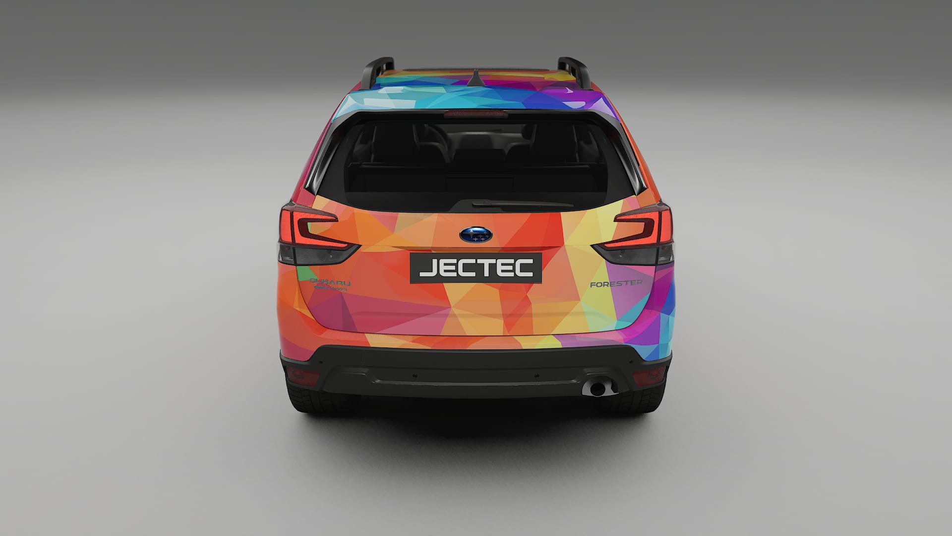 Subaru Forester V SK prefacelift pre-LCI VECTOR VIBE – Ontworpen Wrap PPF Kit van Printbaar Polyurethaanfolie