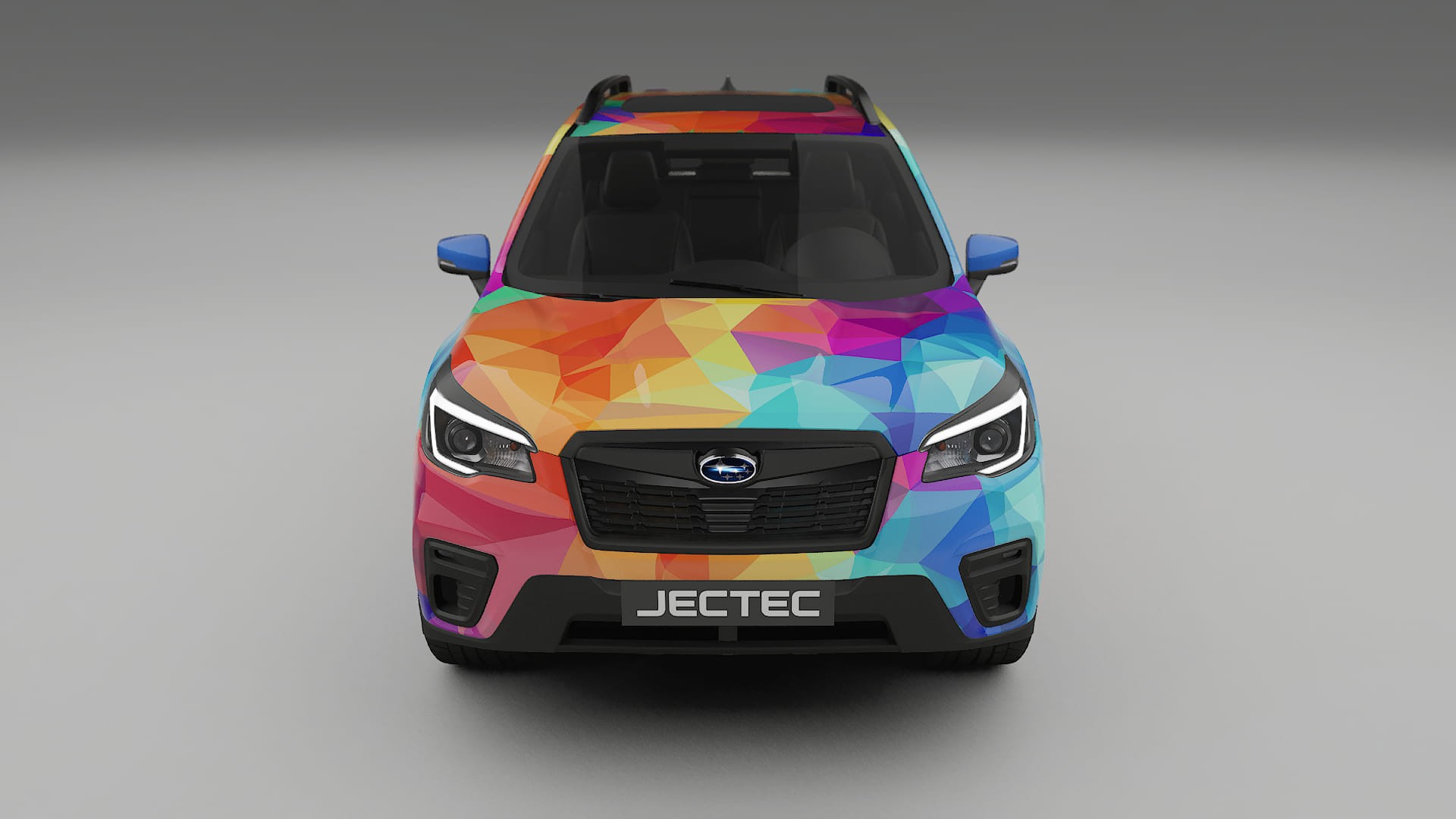 Subaru Forester V SK prefacelift pre-LCI VECTOR VIBE – Ontworpen Wrap PPF Kit van Printbaar Polyurethaanfolie