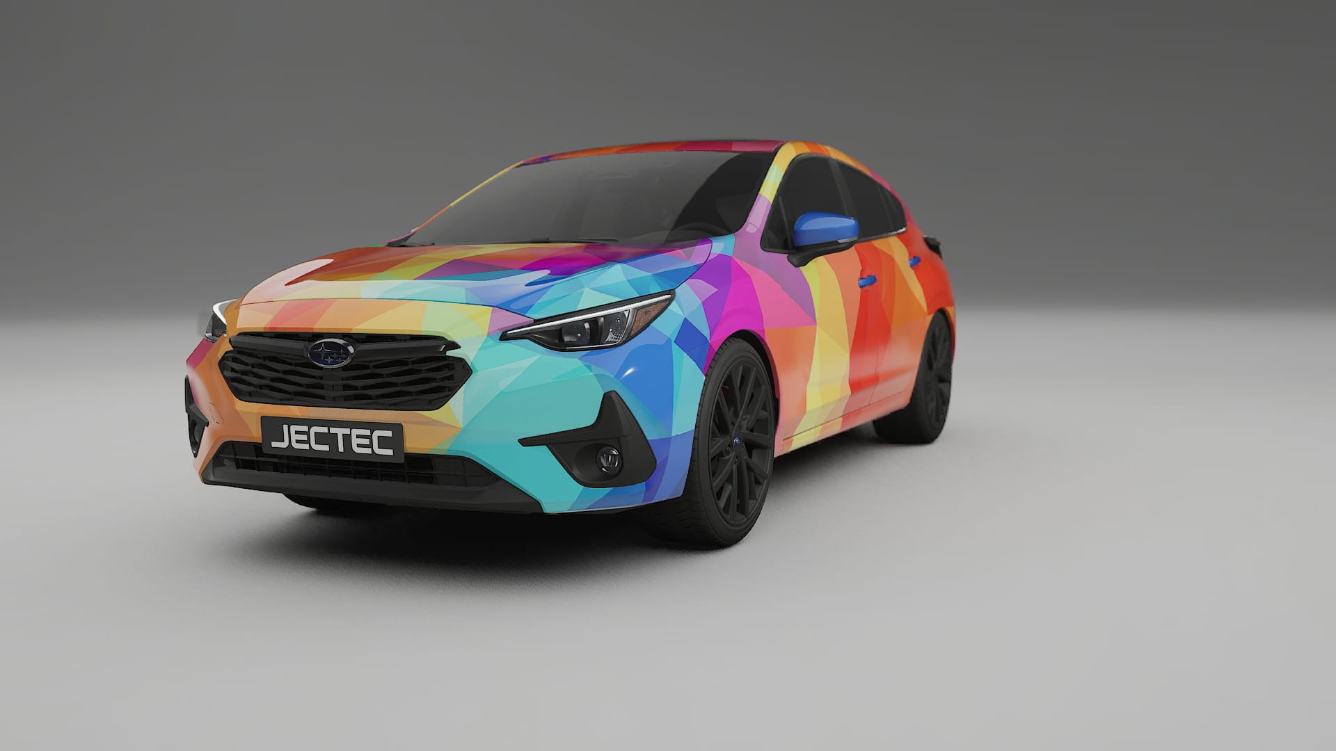Subaru Impreza GU VECTOR VIBE – Ontworpen Wrap PPF Kit van Printbaar Polyurethaanfolie