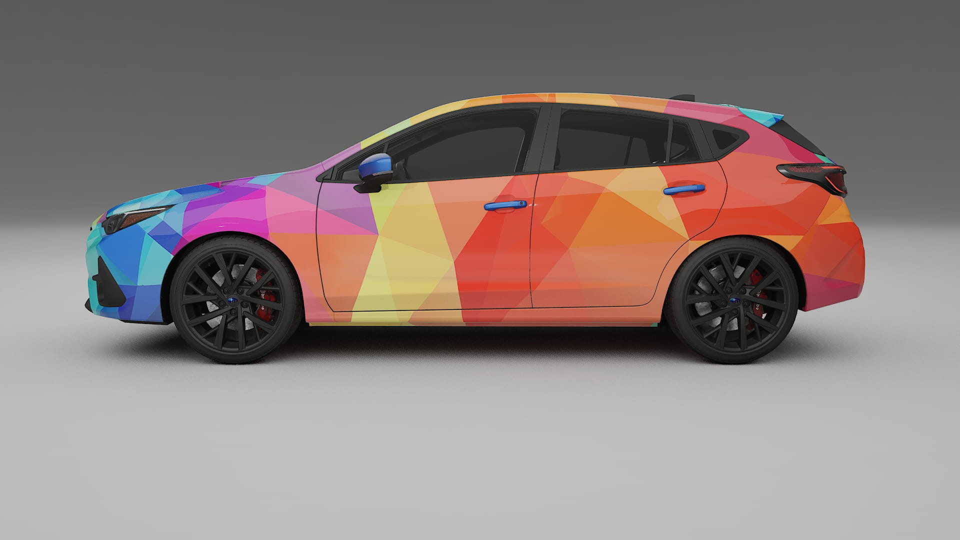 Subaru Impreza GU VECTOR VIBE – Ontworpen Wrap PPF Kit van Printbaar Polyurethaanfolie