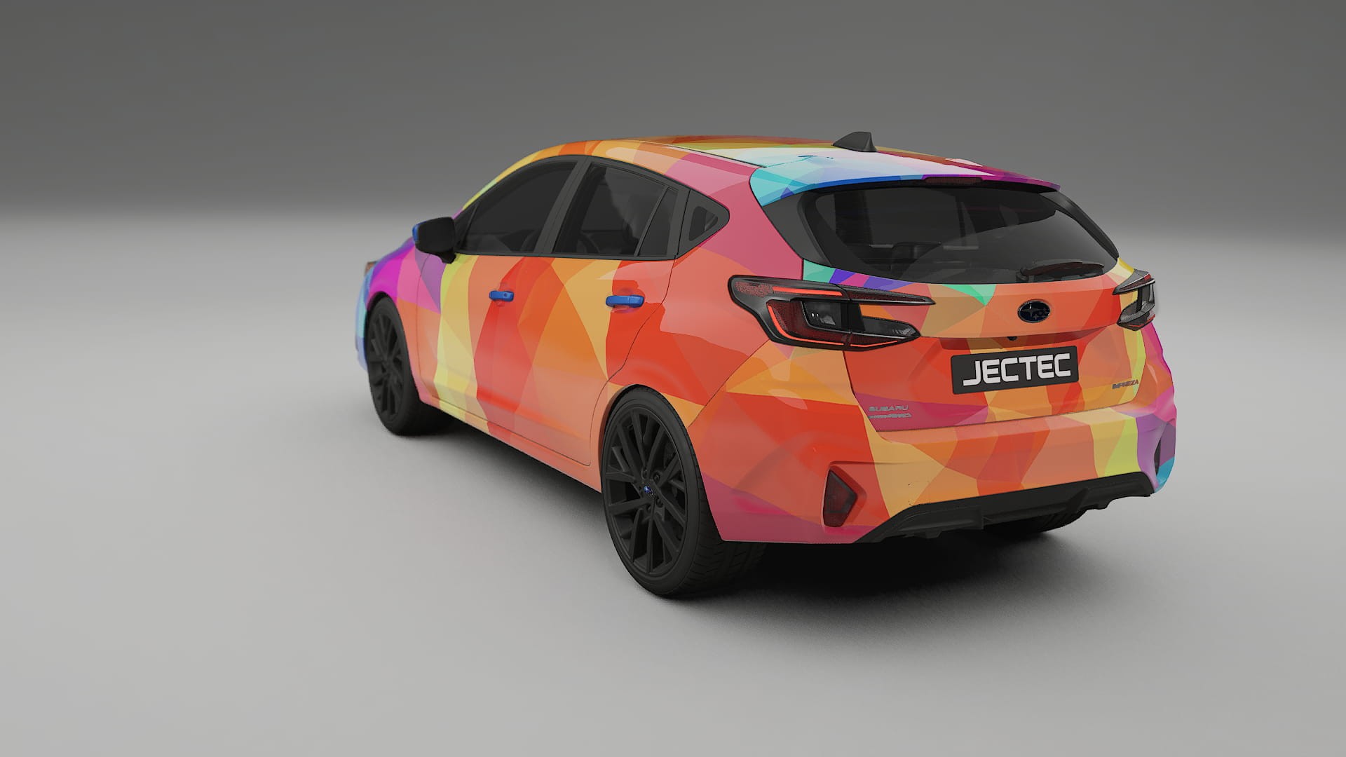 Subaru Impreza GU VECTOR VIBE – Ontworpen Wrap PPF Kit van Printbaar Polyurethaanfolie