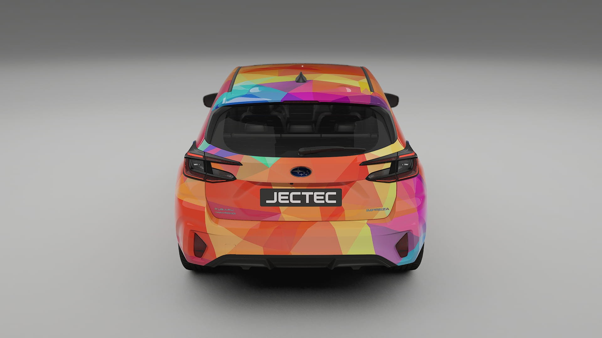 Subaru Impreza GU VECTOR VIBE – Ontworpen Wrap PPF Kit van Printbaar Polyurethaanfolie