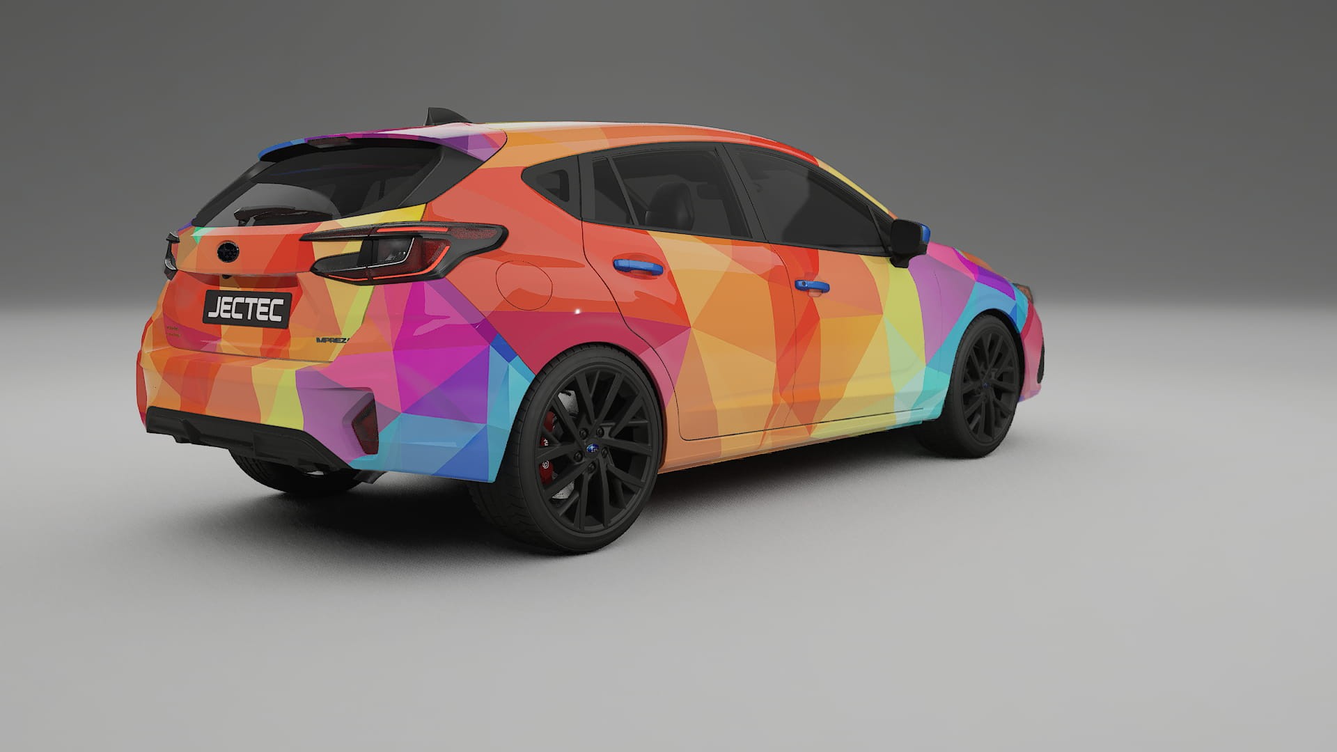 Subaru Impreza GU VECTOR VIBE – Ontworpen Wrap PPF Kit van Printbaar Polyurethaanfolie
