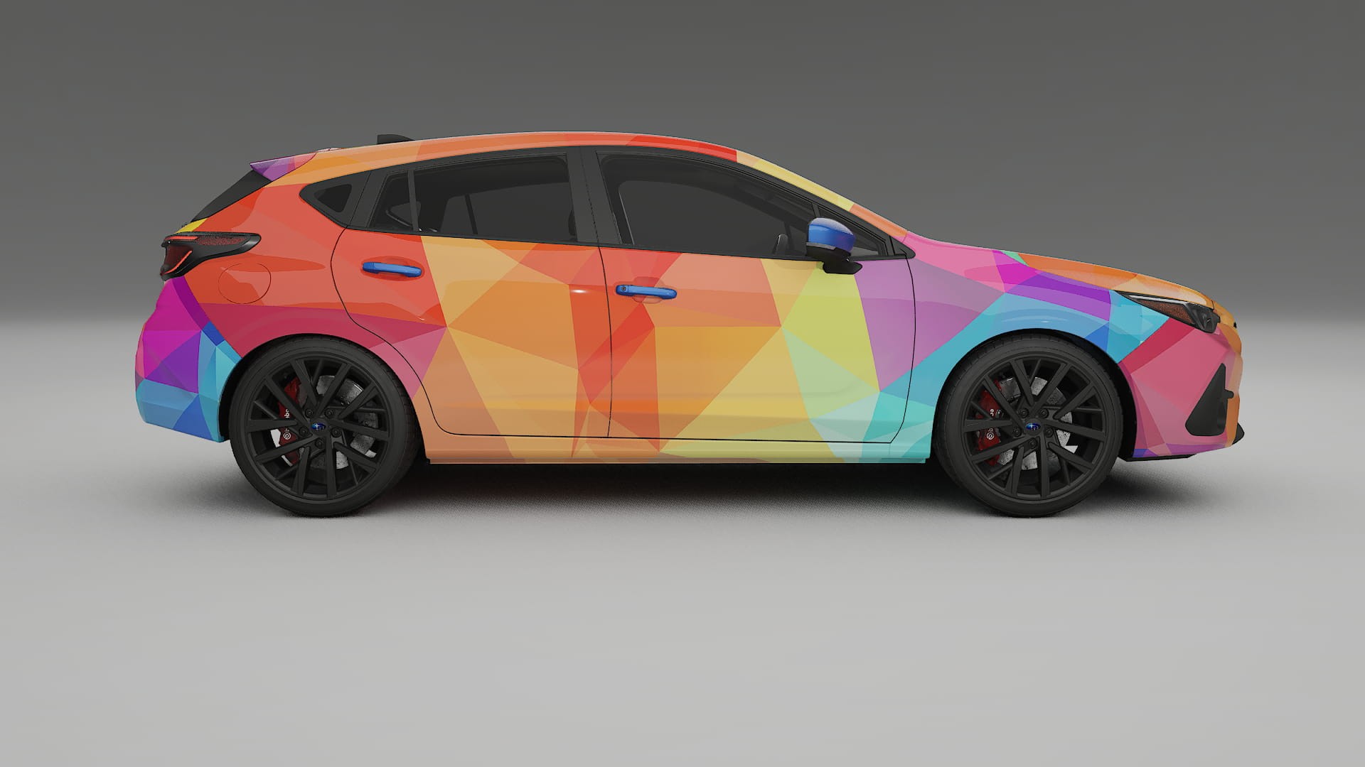 Subaru Impreza GU VECTOR VIBE – Ontworpen Wrap PPF Kit van Printbaar Polyurethaanfolie