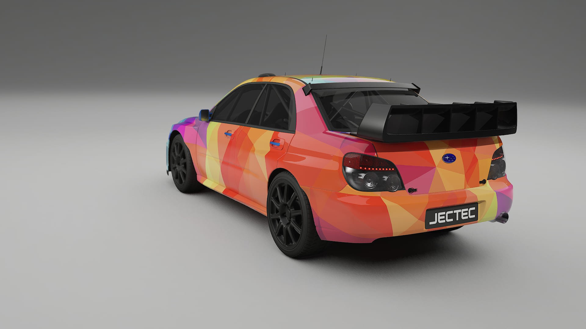 Subaru Impreza WRC GD VECTOR VIBE – Ontworpen Wrap PPF Kit van Printbaar Polyurethaanfolie