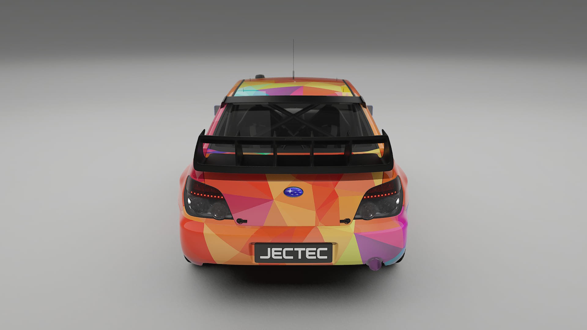 Subaru Impreza WRC GD VECTOR VIBE – Ontworpen Wrap PPF Kit van Printbaar Polyurethaanfolie