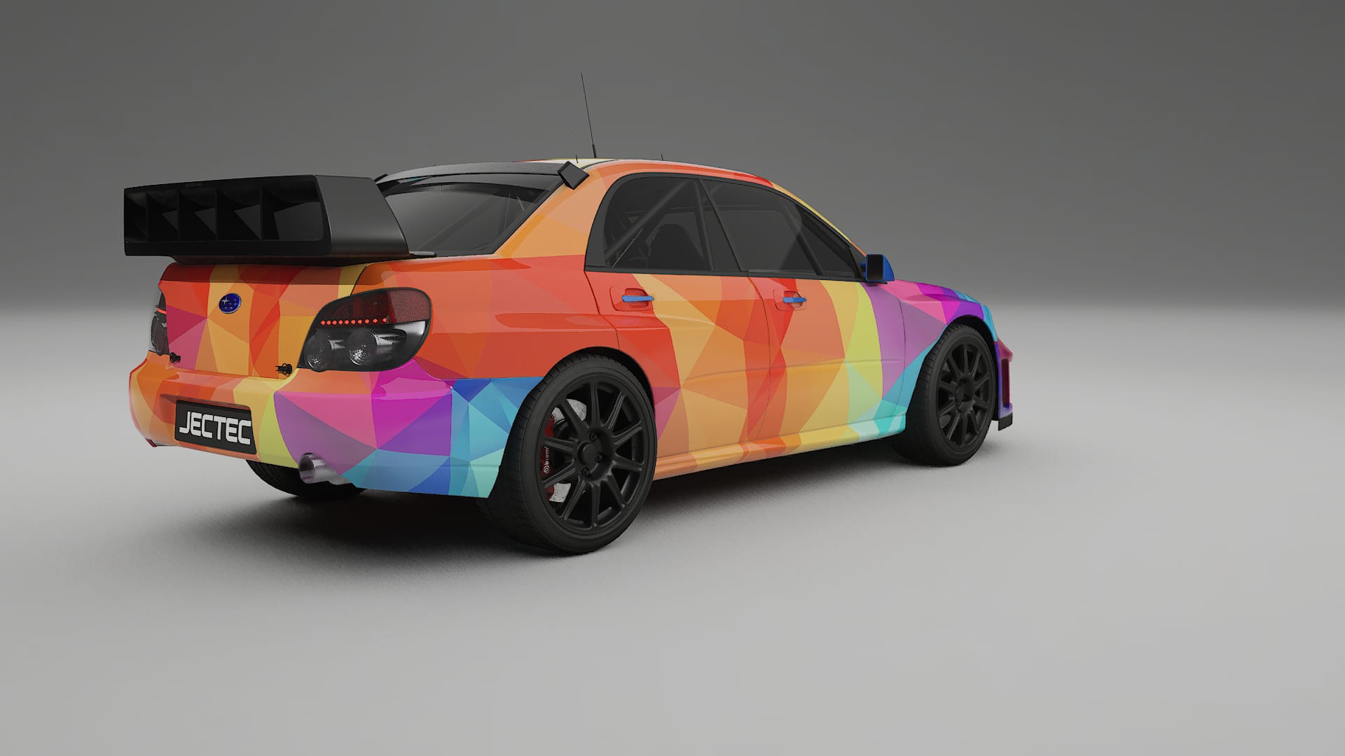 Subaru Impreza WRC GD VECTOR VIBE – Ontworpen Wrap PPF Kit van Printbaar Polyurethaanfolie
