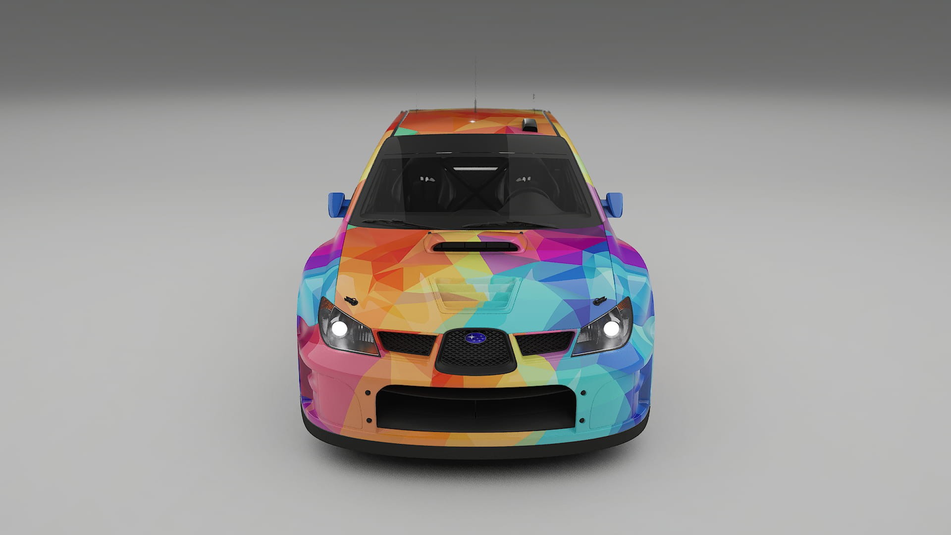 Subaru Impreza WRC GD VECTOR VIBE – Ontworpen Wrap PPF Kit van Printbaar Polyurethaanfolie