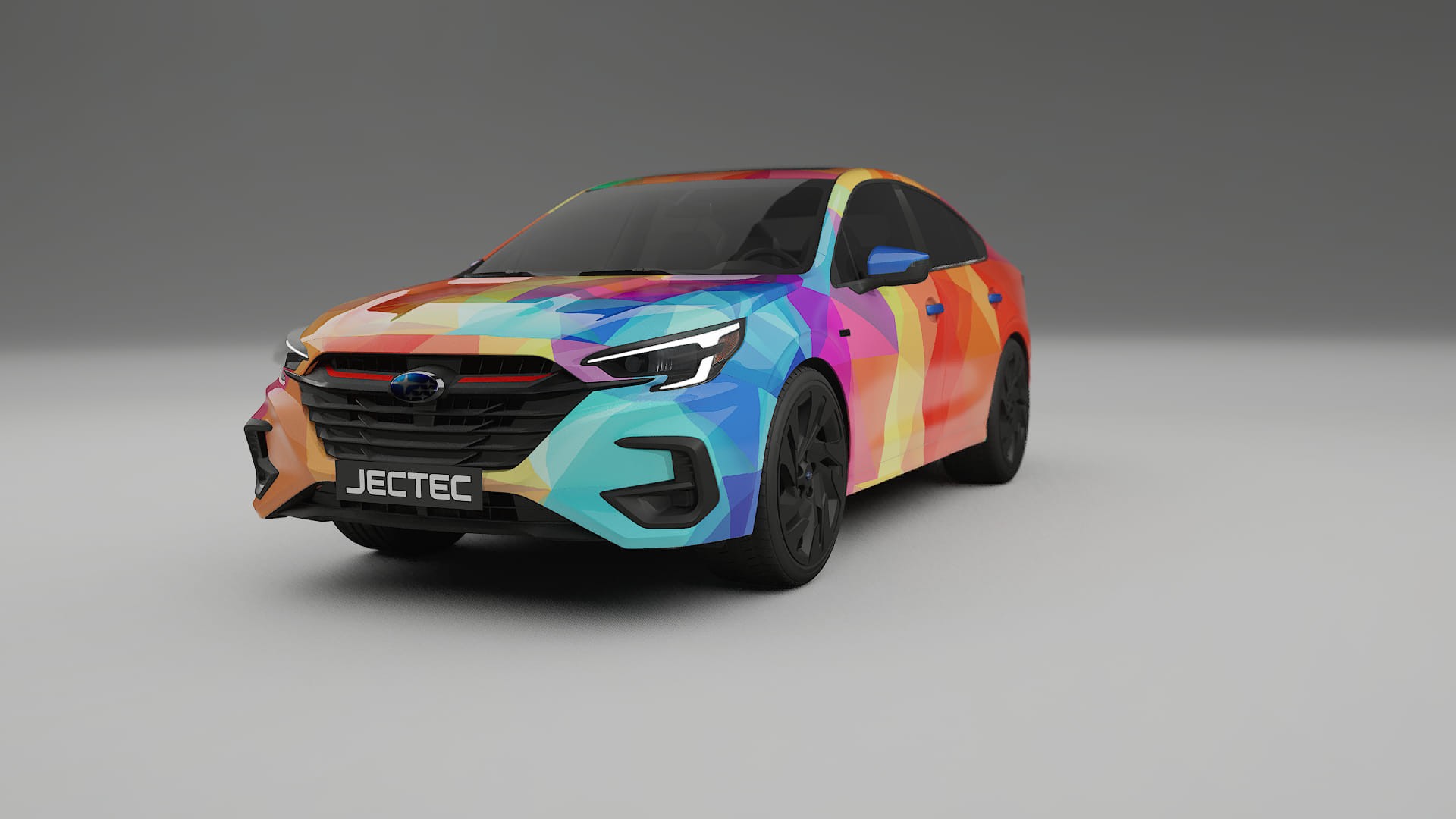 Subaru Legacy BW VECTOR VIBE – Ontworpen Wrap PPF Kit van Printbaar Polyurethaanfolie