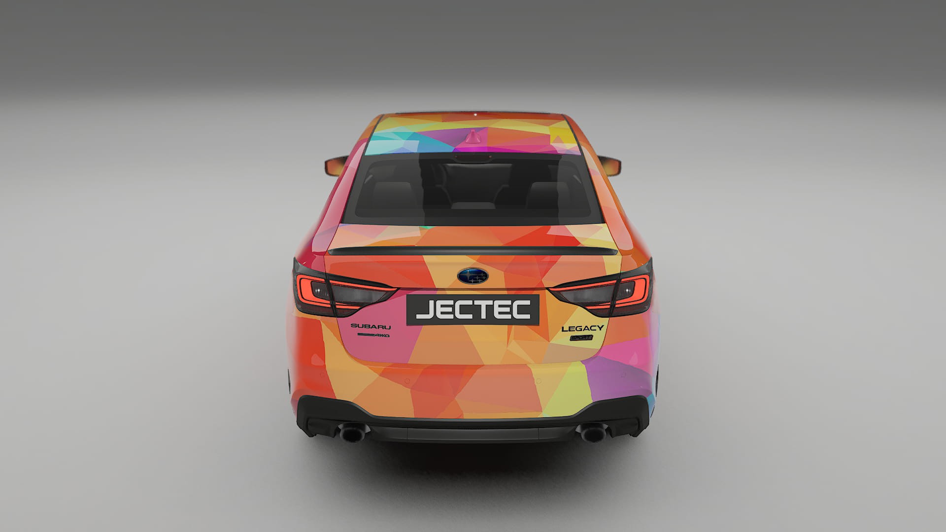 Subaru Legacy BW VECTOR VIBE – Ontworpen Wrap PPF Kit van Printbaar Polyurethaanfolie