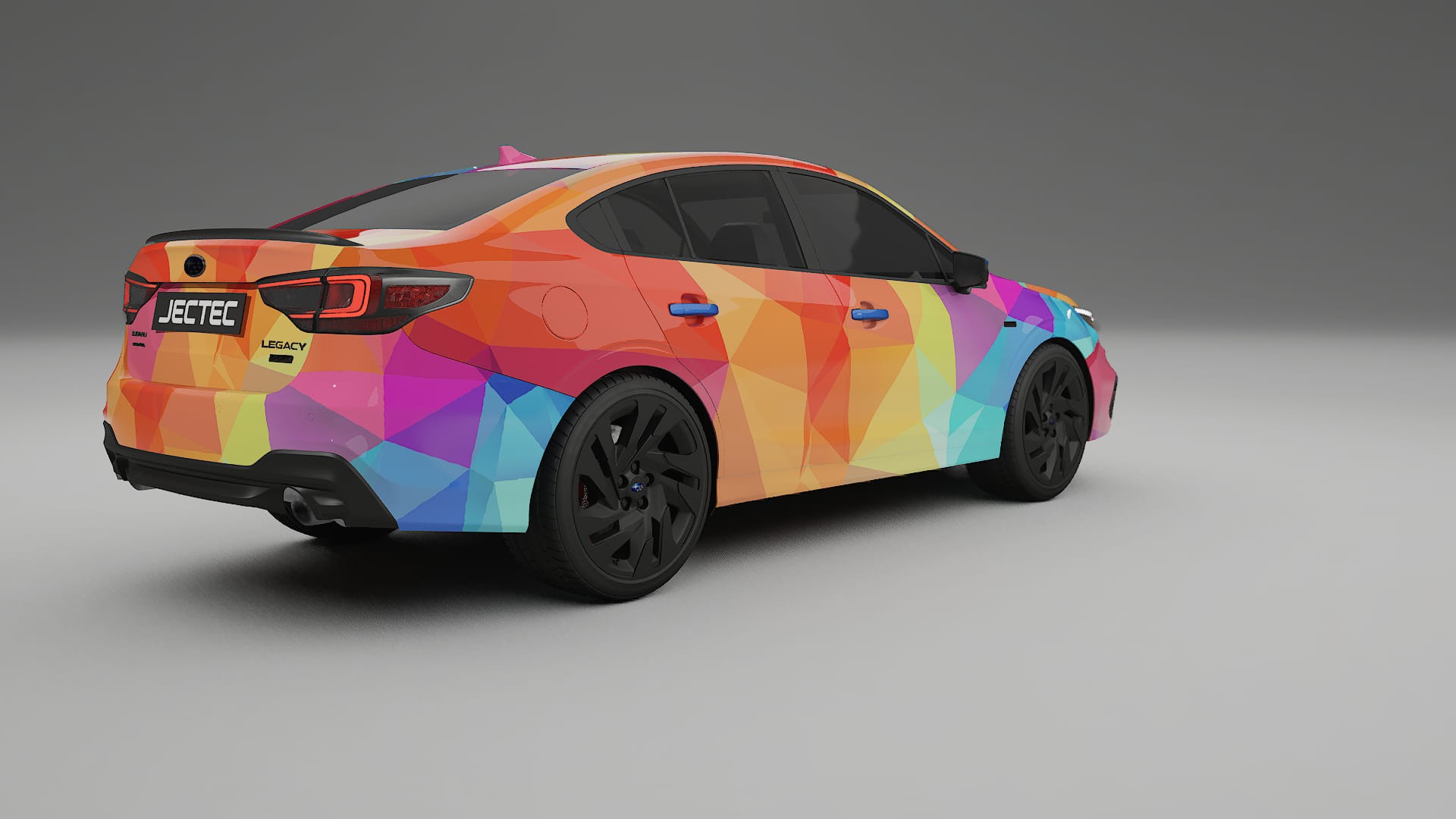 Subaru Legacy BW VECTOR VIBE – Ontworpen Wrap PPF Kit van Printbaar Polyurethaanfolie