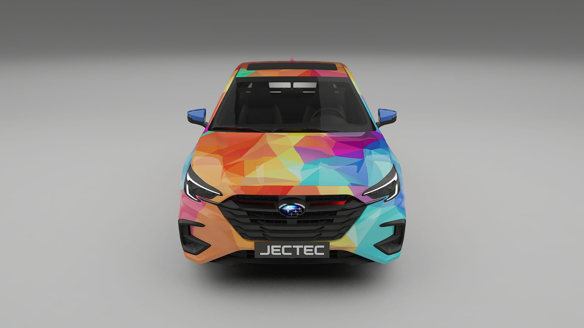 Subaru Legacy BW VECTOR VIBE – Ontworpen Wrap PPF Kit van Printbaar Polyurethaanfolie