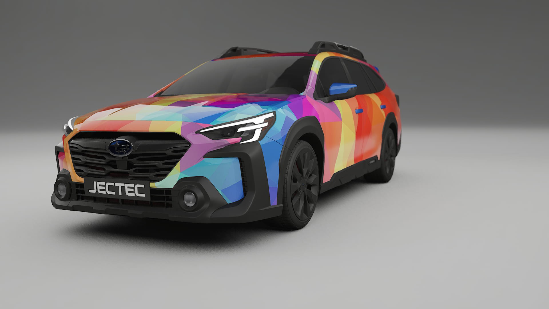 Subaru Outback VI BS facelift LCI VECTOR VIBE – Ontworpen Wrap PPF Kit van Printbaar Polyurethaanfolie