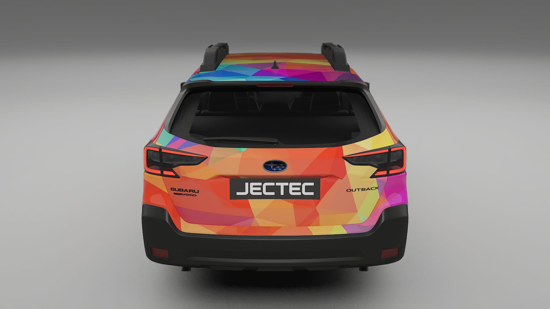 Subaru Outback VI BS facelift LCI VECTOR VIBE – Ontworpen Wrap PPF Kit van Printbaar Polyurethaanfolie