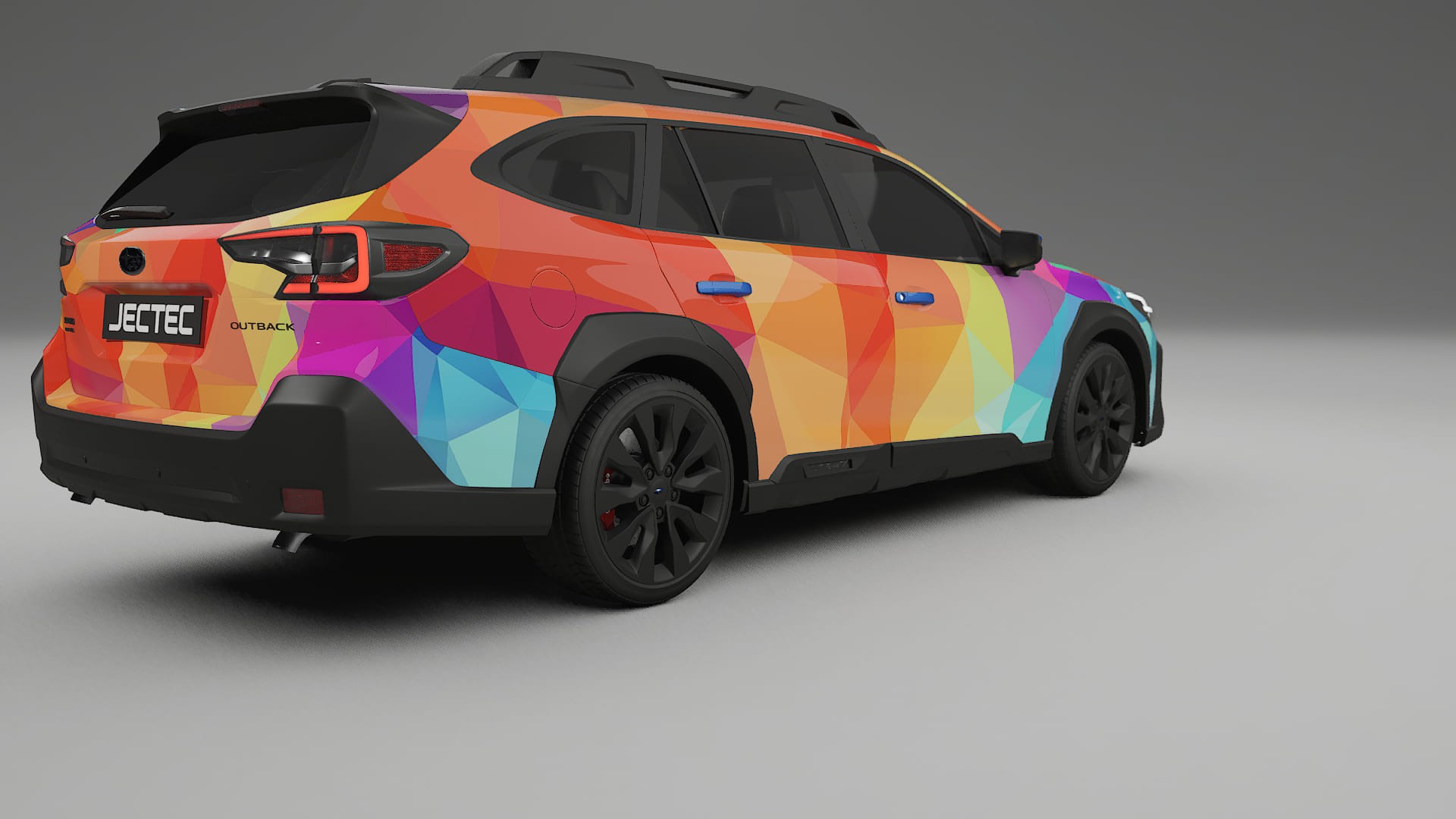 Subaru Outback VI BS facelift LCI VECTOR VIBE – Ontworpen Wrap PPF Kit van Printbaar Polyurethaanfolie