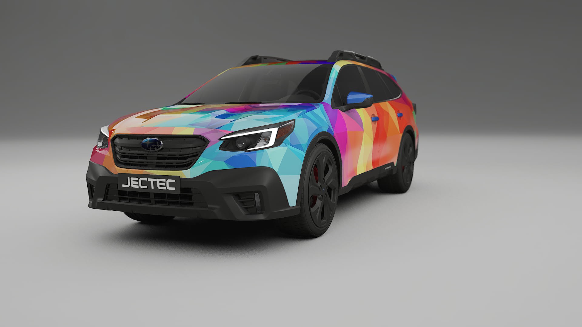 Subaru Outback VI BS prefacelift pre-LCI VECTOR VIBE – Ontworpen Wrap PPF Kit van Printbaar Polyurethaanfolie