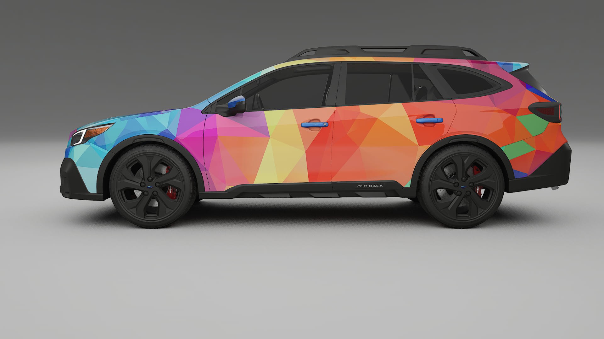 Subaru Outback VI BS prefacelift pre-LCI VECTOR VIBE – Ontworpen Wrap PPF Kit van Printbaar Polyurethaanfolie