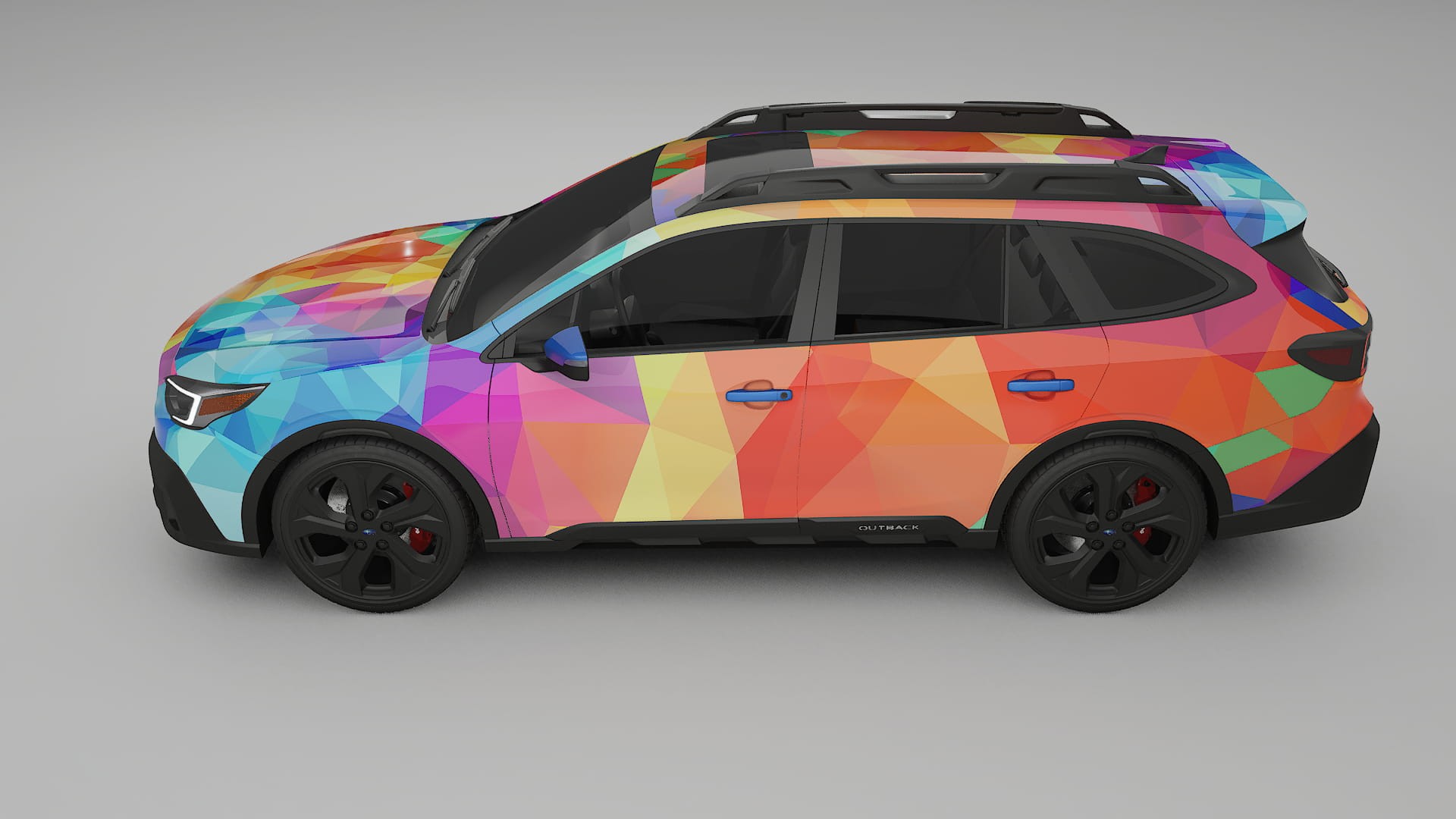 Subaru Outback VI BS prefacelift pre-LCI VECTOR VIBE – Ontworpen Wrap PPF Kit van Printbaar Polyurethaanfolie