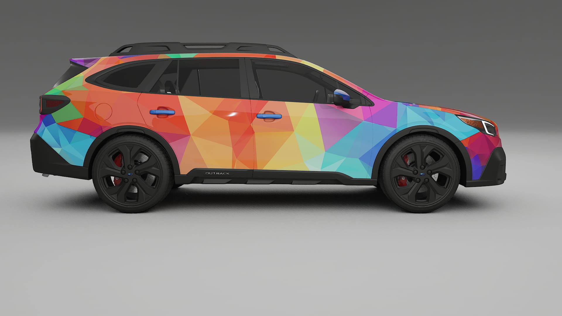 Subaru Outback VI BS prefacelift pre-LCI VECTOR VIBE – Ontworpen Wrap PPF Kit van Printbaar Polyurethaanfolie