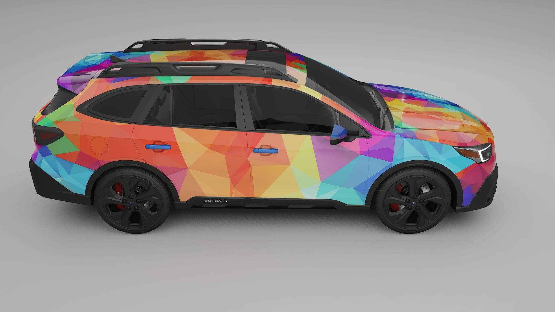 Subaru Outback VI BS prefacelift pre-LCI VECTOR VIBE – Ontworpen Wrap PPF Kit van Printbaar Polyurethaanfolie