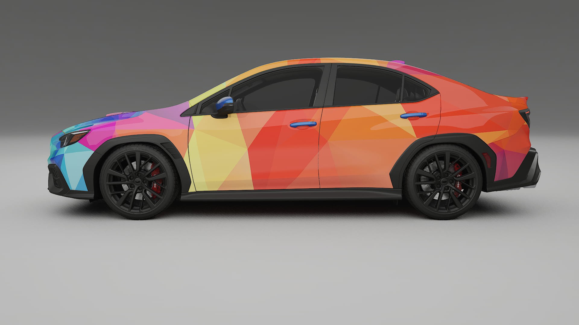 Subaru WRX VB VECTOR VIBE – Ontworpen Wrap PPF Kit van Printbaar Polyurethaanfolie