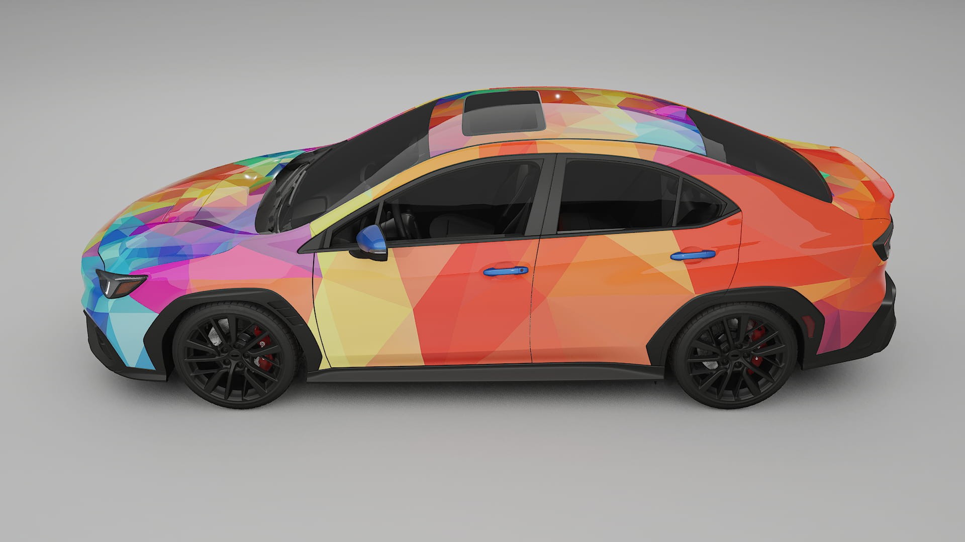 Subaru WRX VB VECTOR VIBE – Ontworpen Wrap PPF Kit van Printbaar Polyurethaanfolie