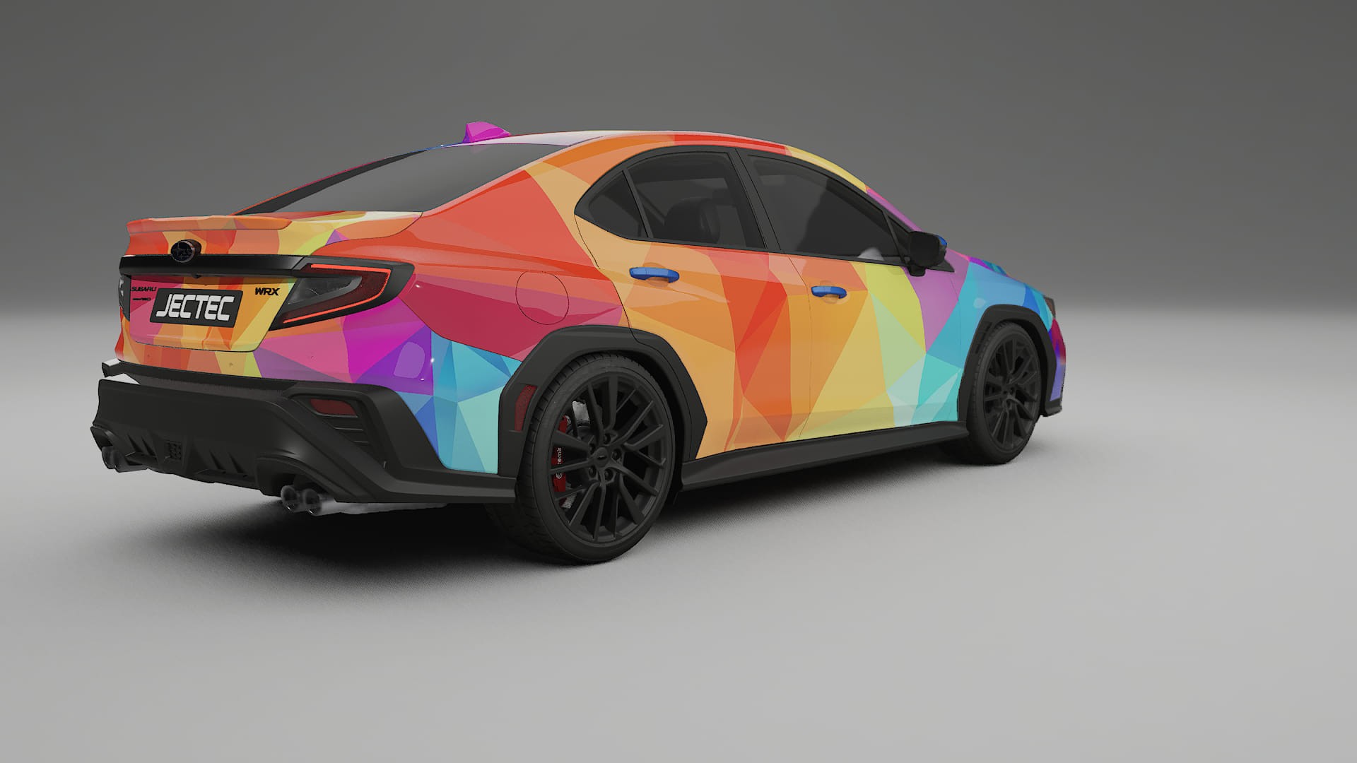 Subaru WRX VB VECTOR VIBE – Ontworpen Wrap PPF Kit van Printbaar Polyurethaanfolie