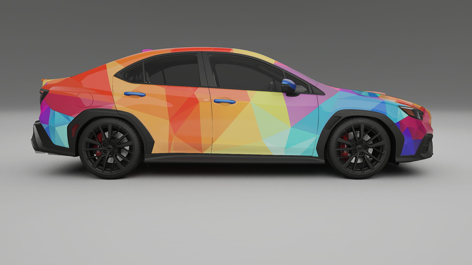 Subaru WRX VB VECTOR VIBE – Ontworpen Wrap PPF Kit van Printbaar Polyurethaanfolie