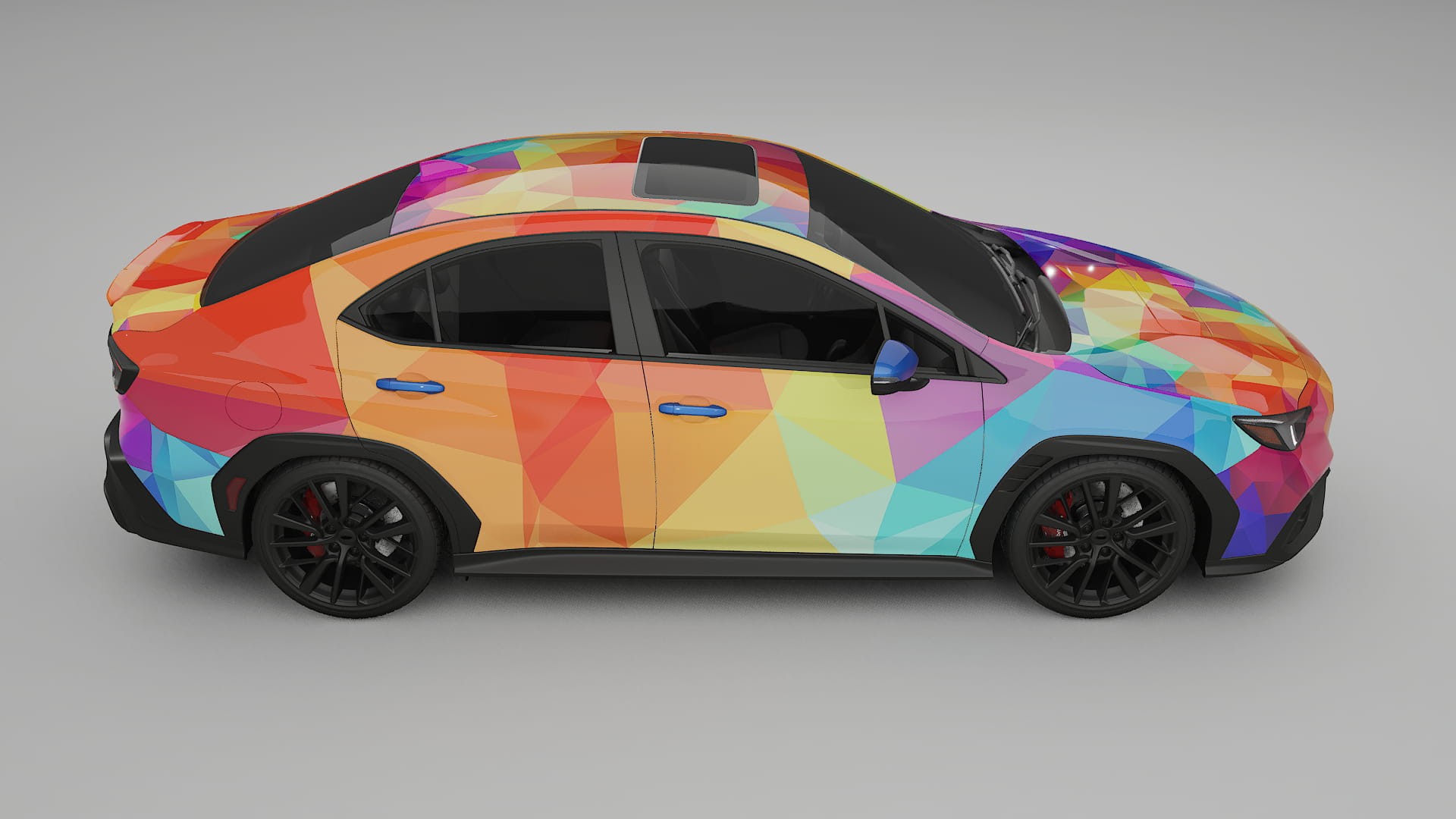 Subaru WRX VB VECTOR VIBE – Ontworpen Wrap PPF Kit van Printbaar Polyurethaanfolie