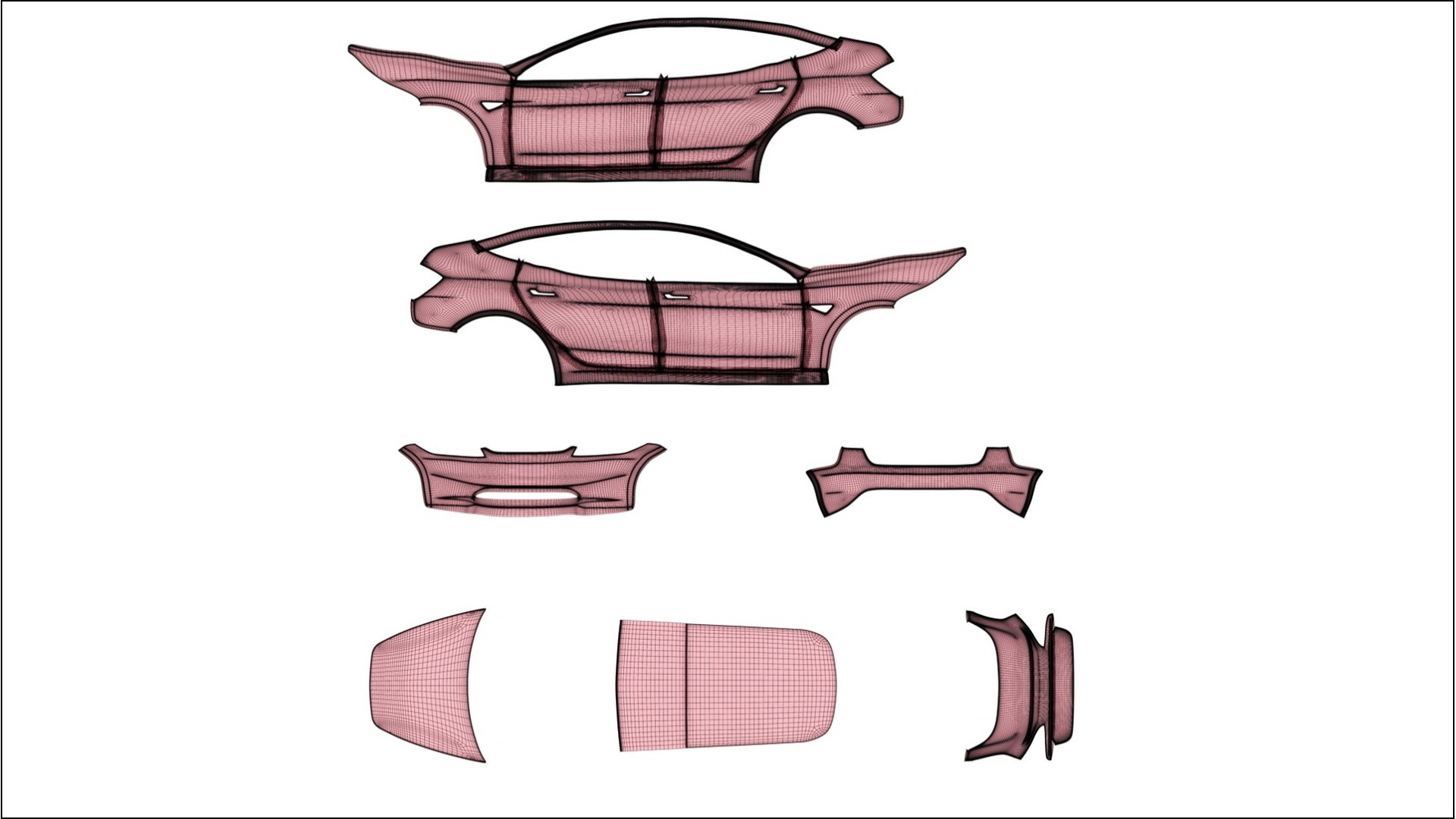 Tesla Model 3 Highland VECTOR VIBE – Ontworpen Wrap PPF Kit van Printbaar Polyurethaanfolie