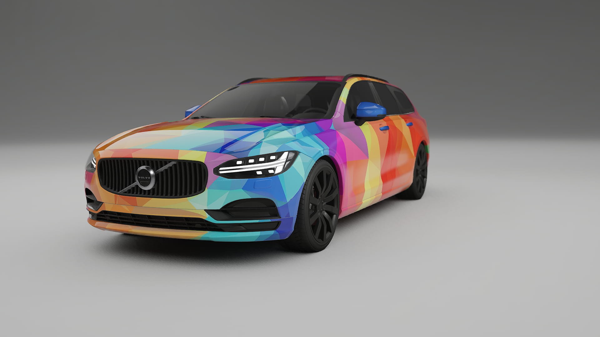 Volvo V90 P5 VECTOR VIBE – Ontworpen Wrap PPF Kit van Printbaar Polyurethaanfolie