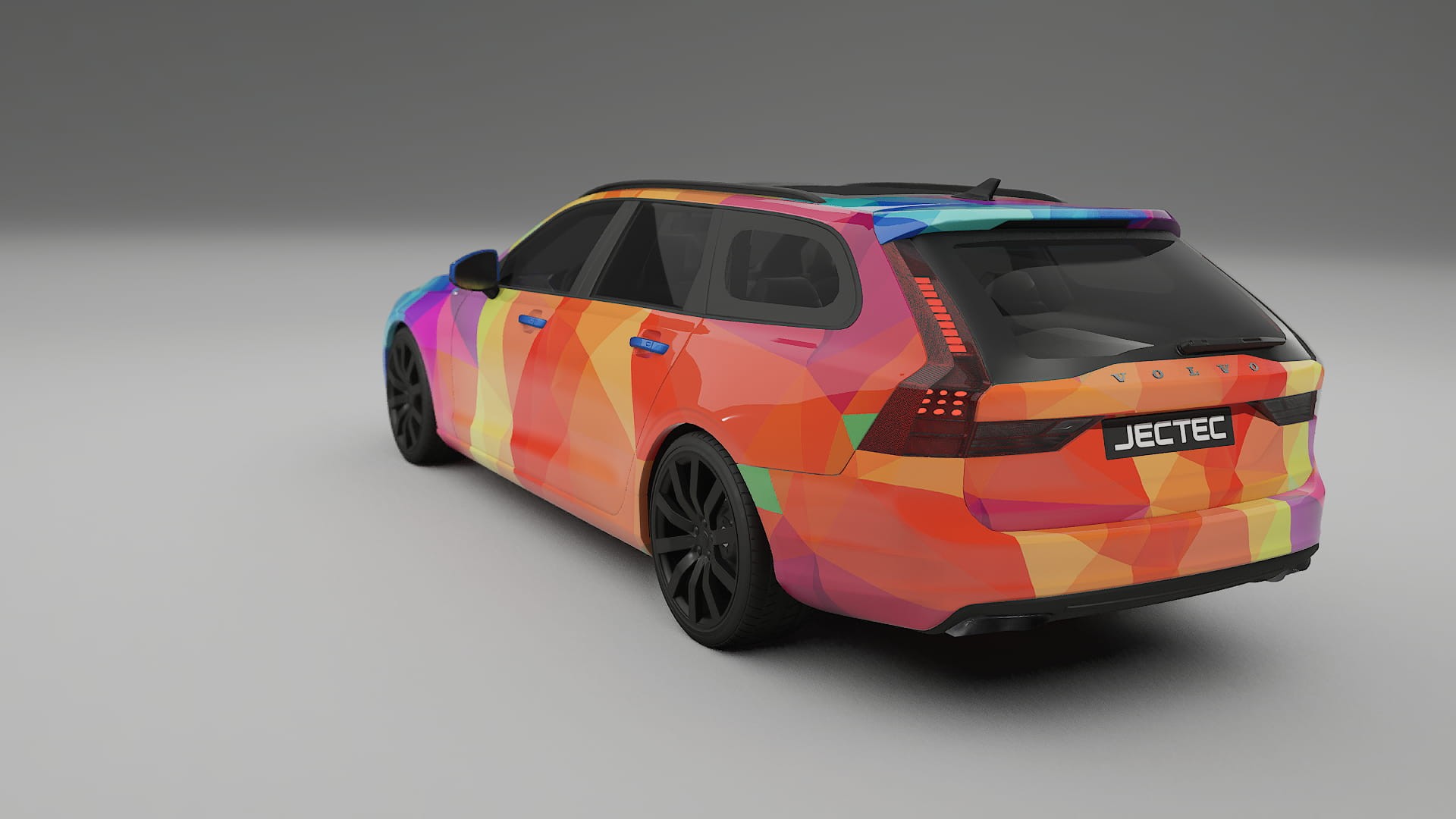 Volvo V90 P5 VECTOR VIBE – Ontworpen Wrap PPF Kit van Printbaar Polyurethaanfolie