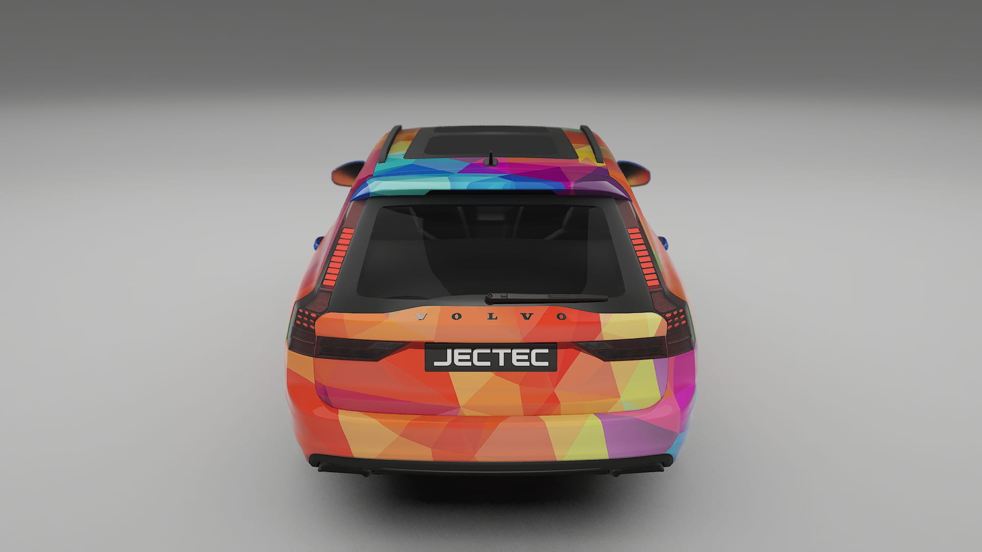 Volvo V90 P5 VECTOR VIBE – Ontworpen Wrap PPF Kit van Printbaar Polyurethaanfolie