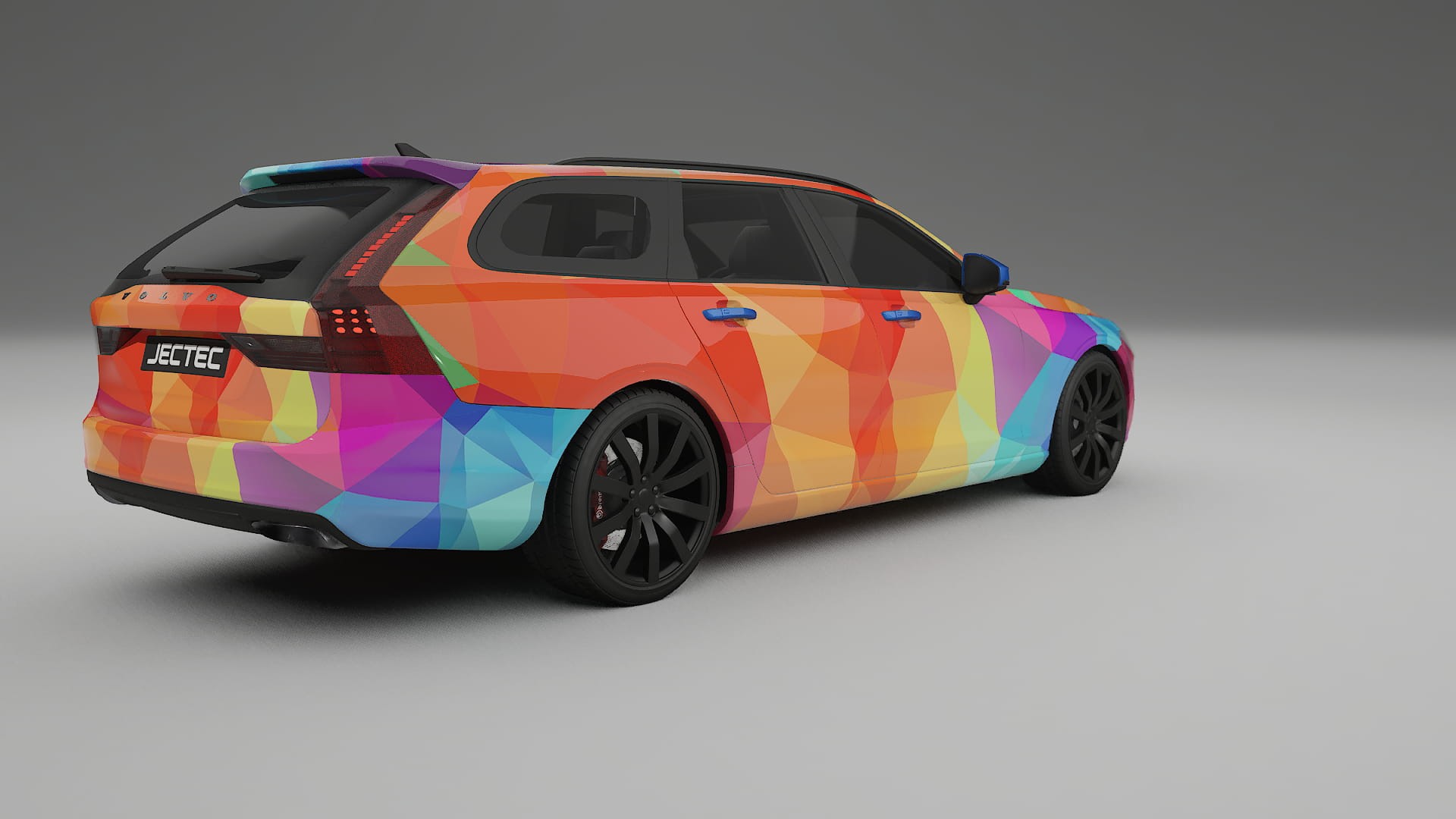Volvo V90 P5 VECTOR VIBE – Ontworpen Wrap PPF Kit van Printbaar Polyurethaanfolie