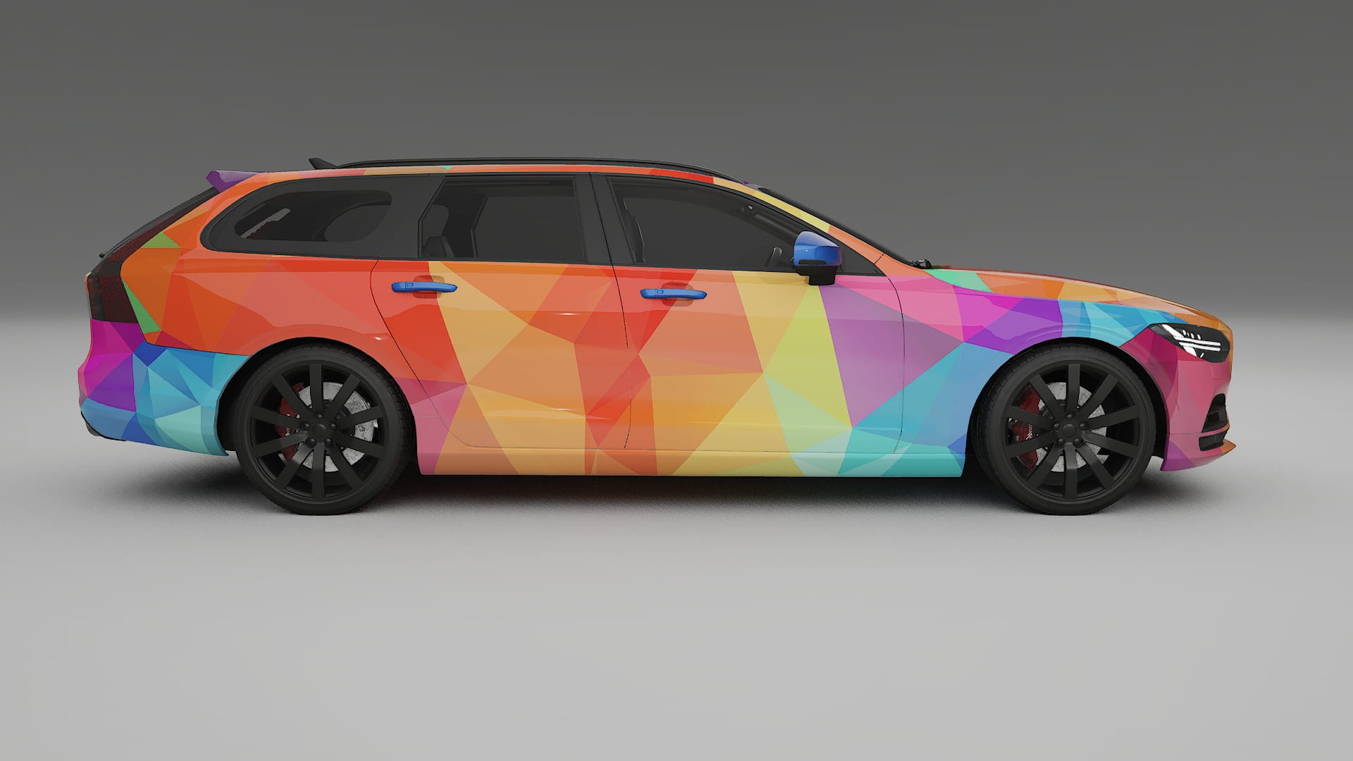 Volvo V90 P5 VECTOR VIBE – Ontworpen Wrap PPF Kit van Printbaar Polyurethaanfolie