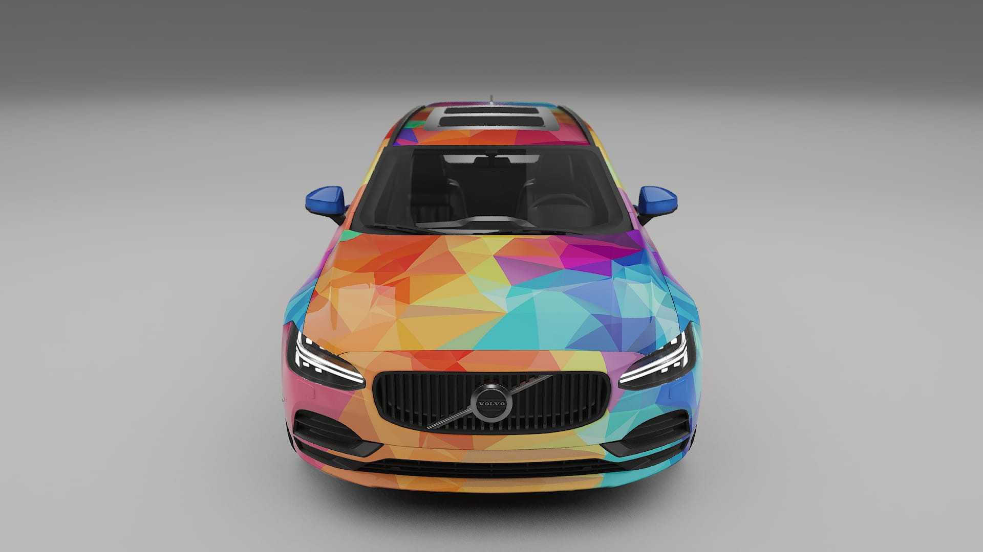 Volvo V90 P5 VECTOR VIBE – Ontworpen Wrap PPF Kit van Printbaar Polyurethaanfolie