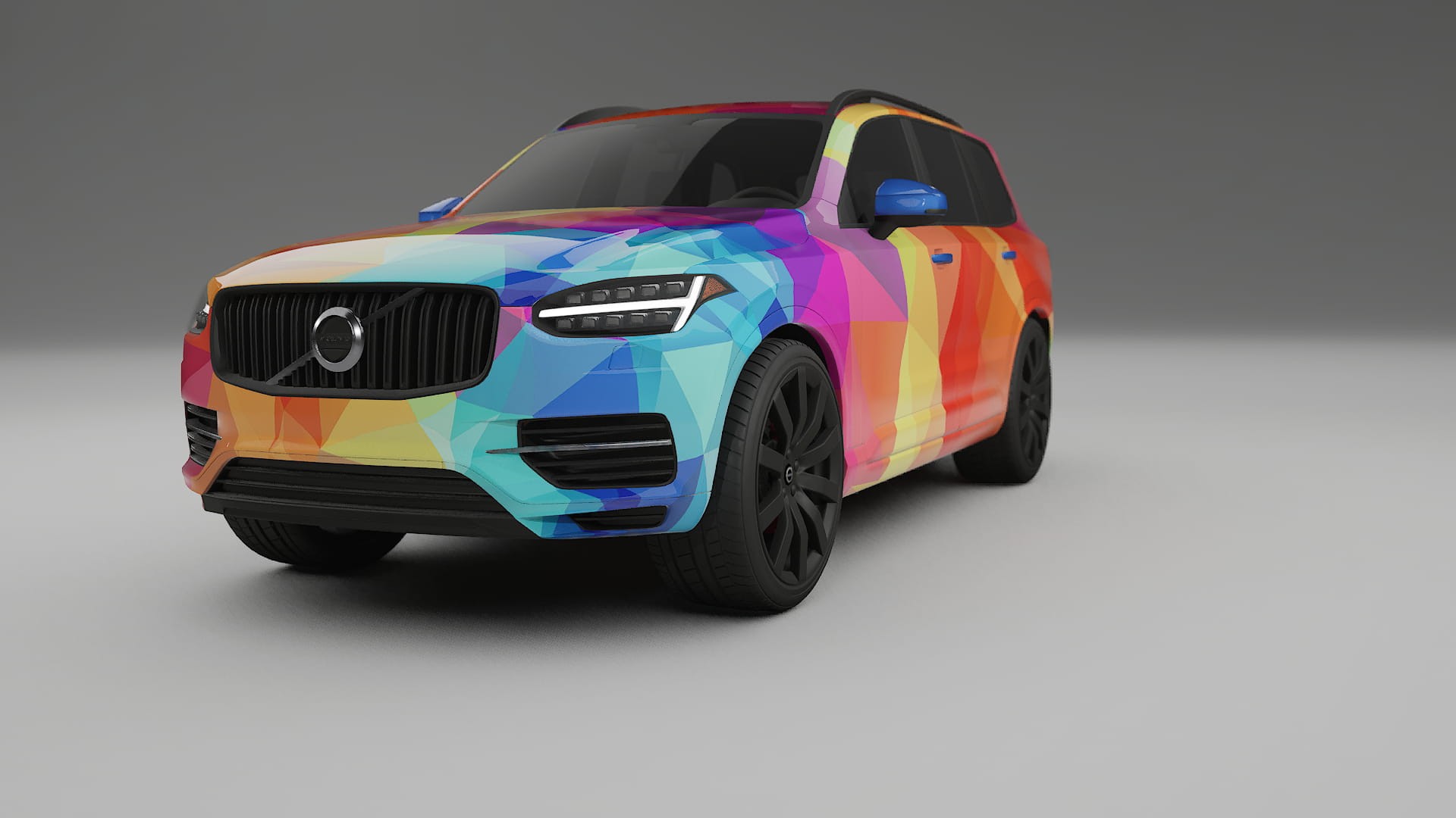 Volvo XC90 SPA VECTOR VIBE – Ontworpen Wrap PPF Kit van Printbaar Polyurethaanfolie