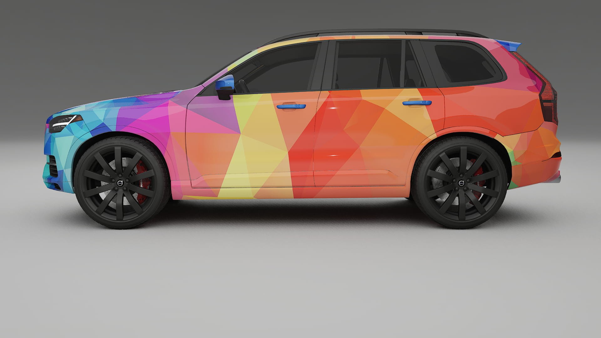 Volvo XC90 SPA VECTOR VIBE – Ontworpen Wrap PPF Kit van Printbaar Polyurethaanfolie