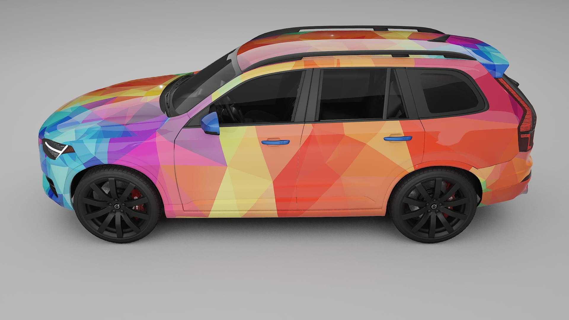 Volvo XC90 SPA VECTOR VIBE – Ontworpen Wrap PPF Kit van Printbaar Polyurethaanfolie